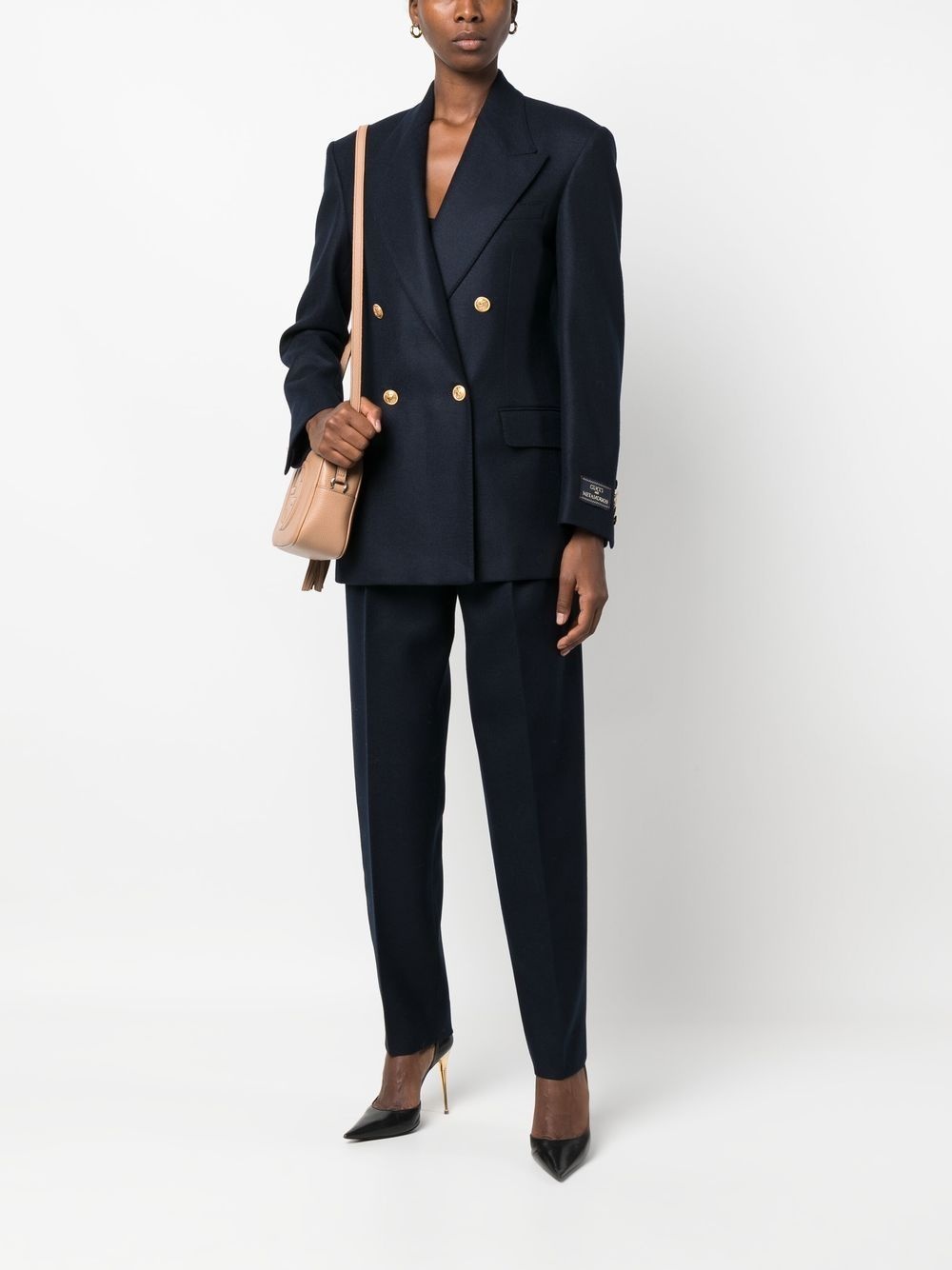 light cashmere tailored trousers - 2