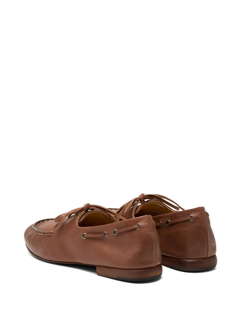 Mandolo lace-up stitching loafers 3