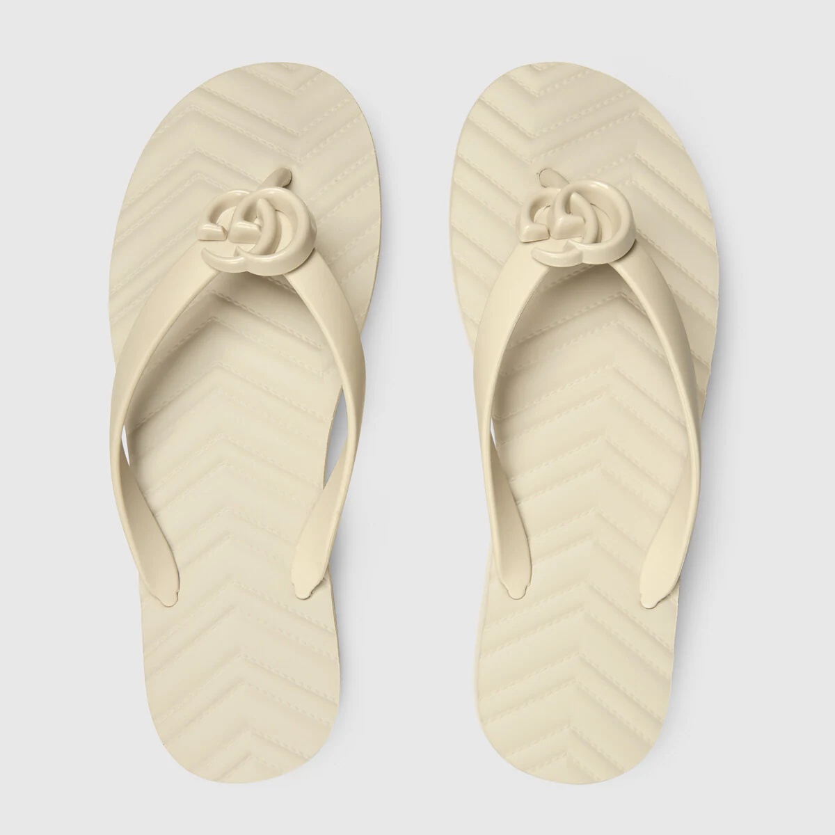 サンダル・ミュール Gucci Chevron Thong Sandal Gucci Women's Chevron Logo Thong Sandals | Bloomingdale's