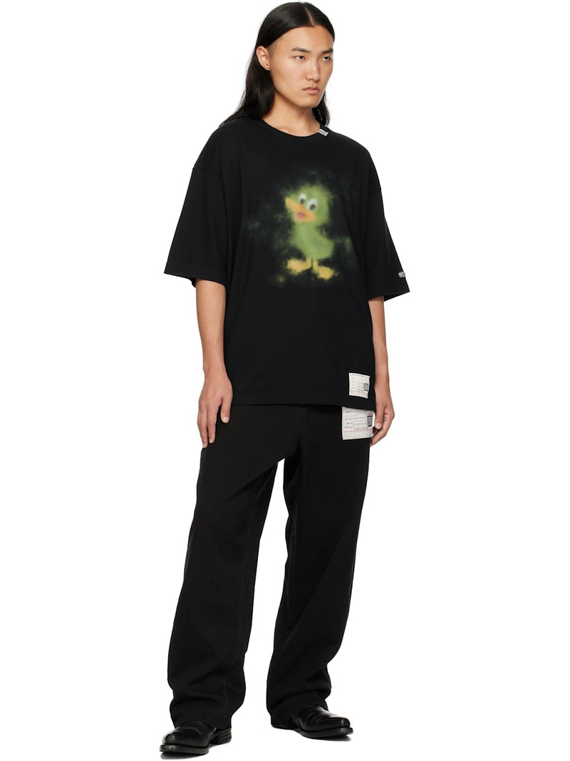 Maison MIHARAYASUHIRO Black Duck Printed T-shirt outlook