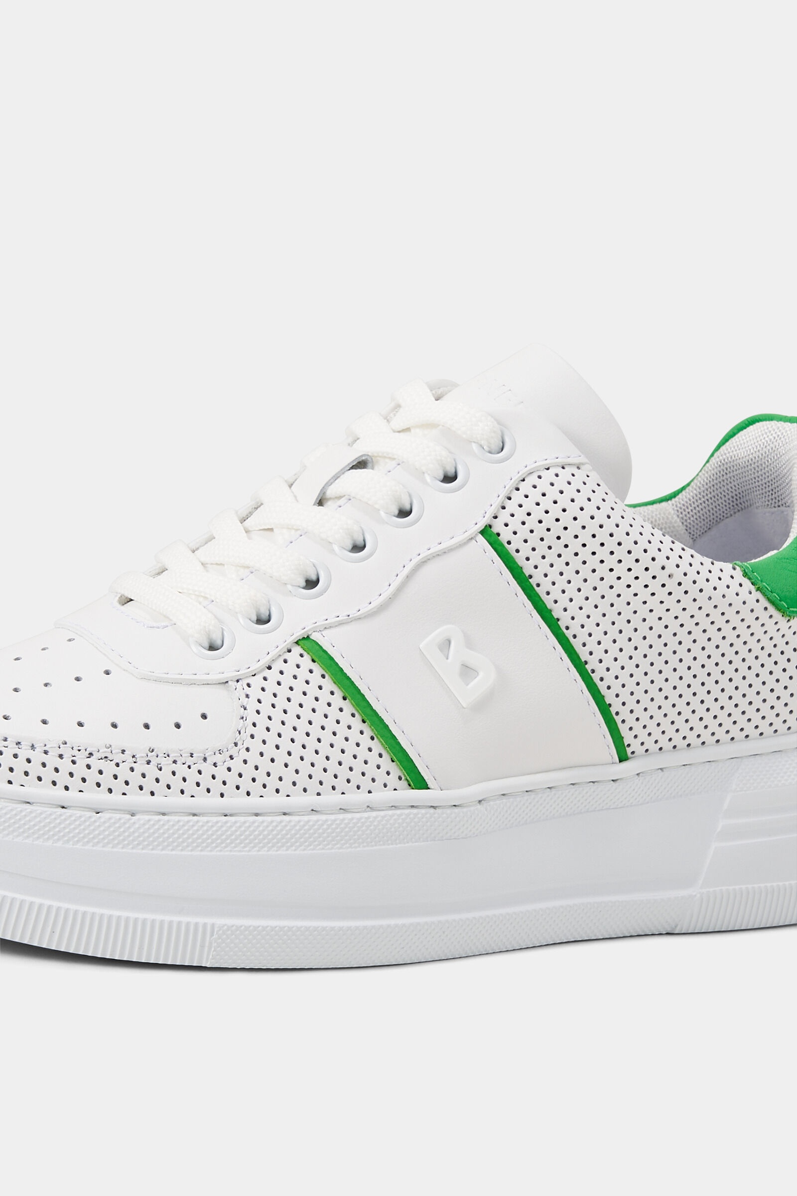 Santa Rosa Sneakers in White/Green - 4