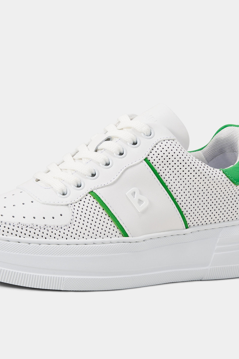 Santa Rosa Sneakers in White/Green 4