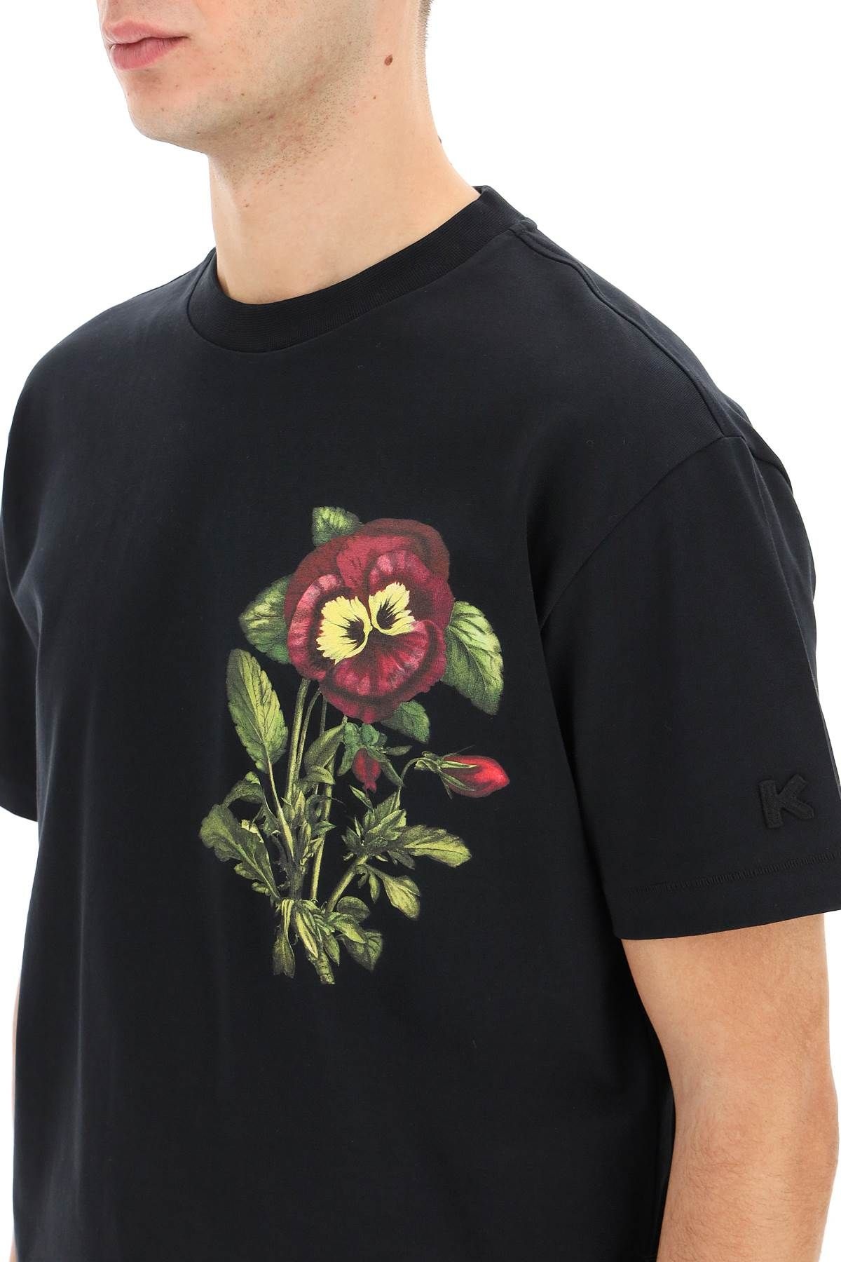 PANSY PRINT T-SHIRT - 5