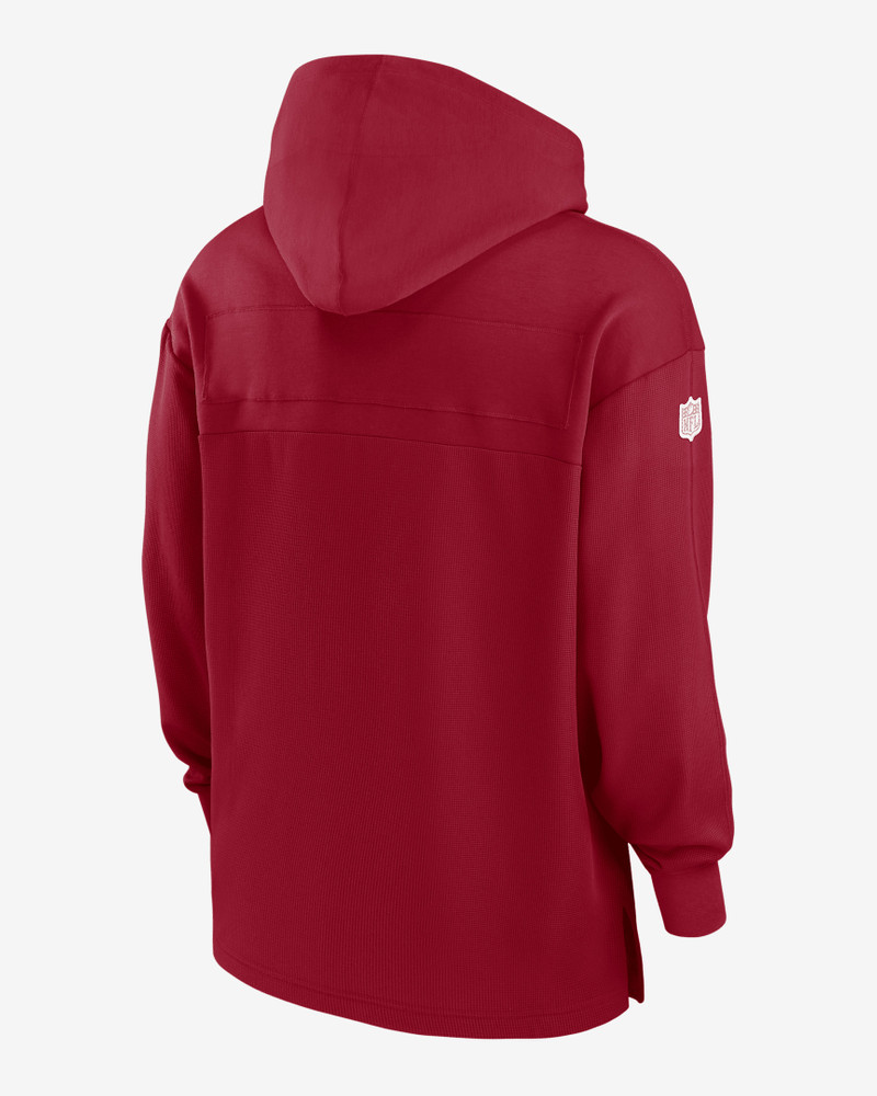 Nike San Francisco 49ers Sideline Jersey Men's Nike Dri-FIT NFL Pullover Hoodie outlook
