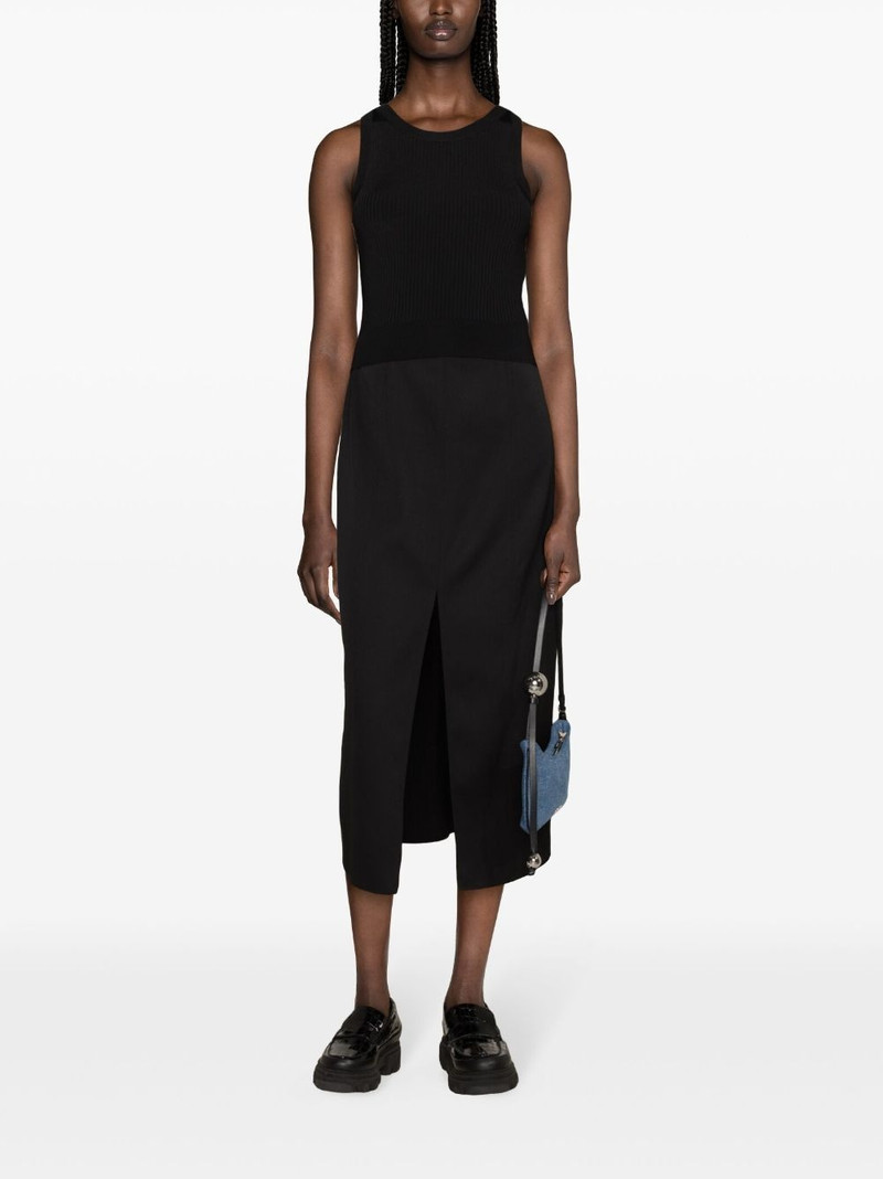 Golden Goose A-line virgin wool midi skirt outlook