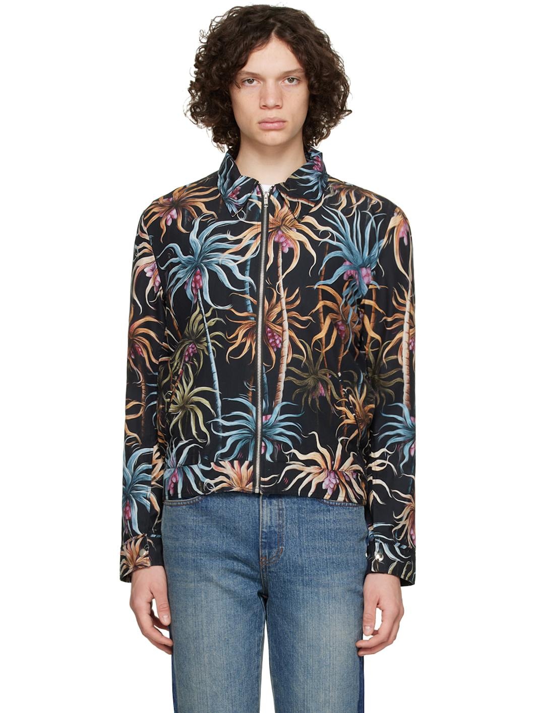 Black Night Palm Jacket - 3