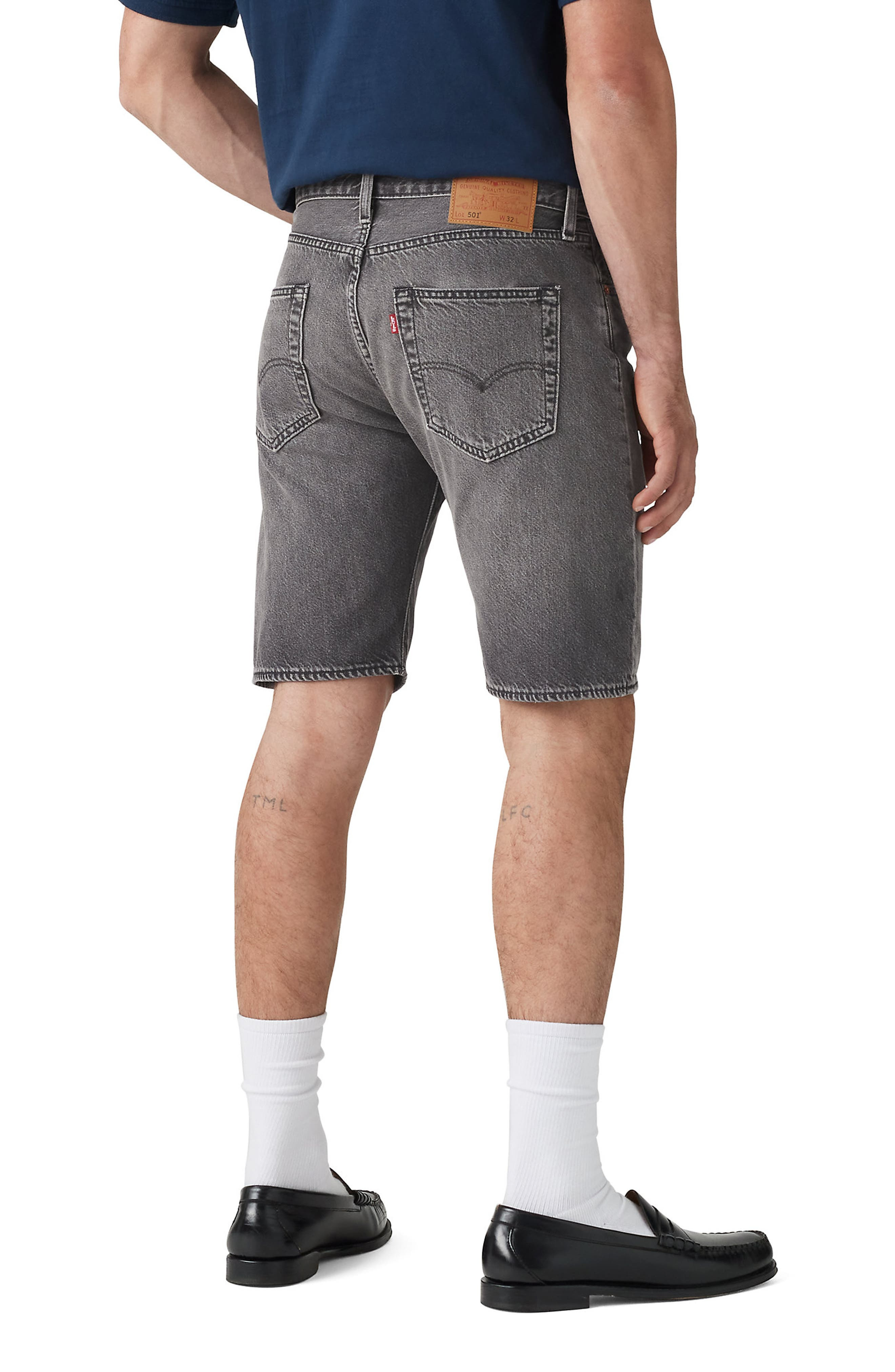 levi's 501® Original Fit Lightweight Denim Shorts in Dark Lane Shorts at Nordstrom - 2