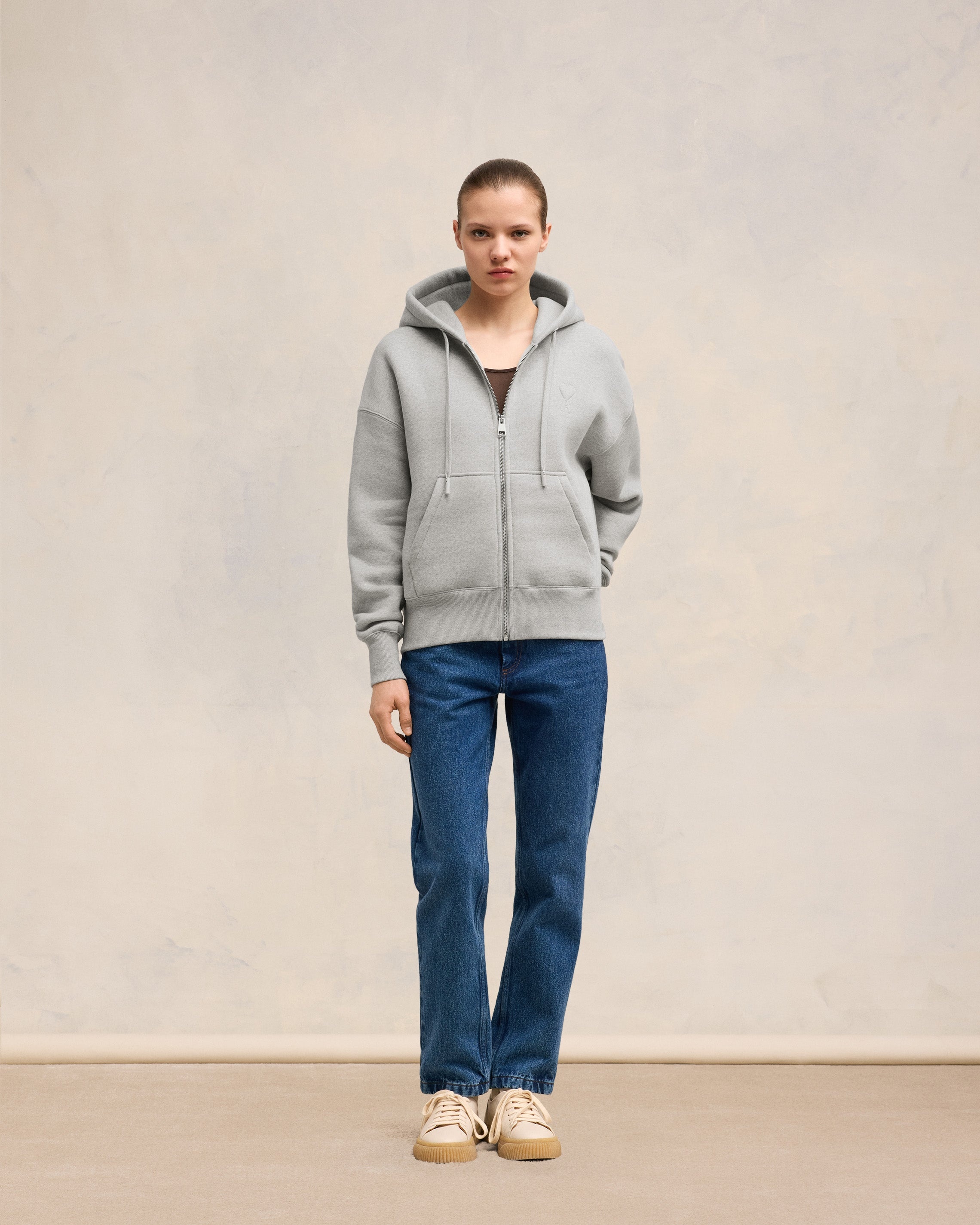 ZIPPED AMI DE COEUR HOODIE - 2