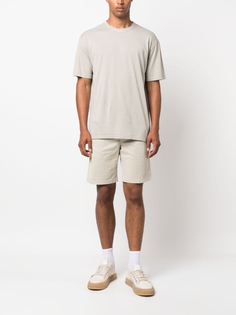 logo-patch cotton T-shirt - 2