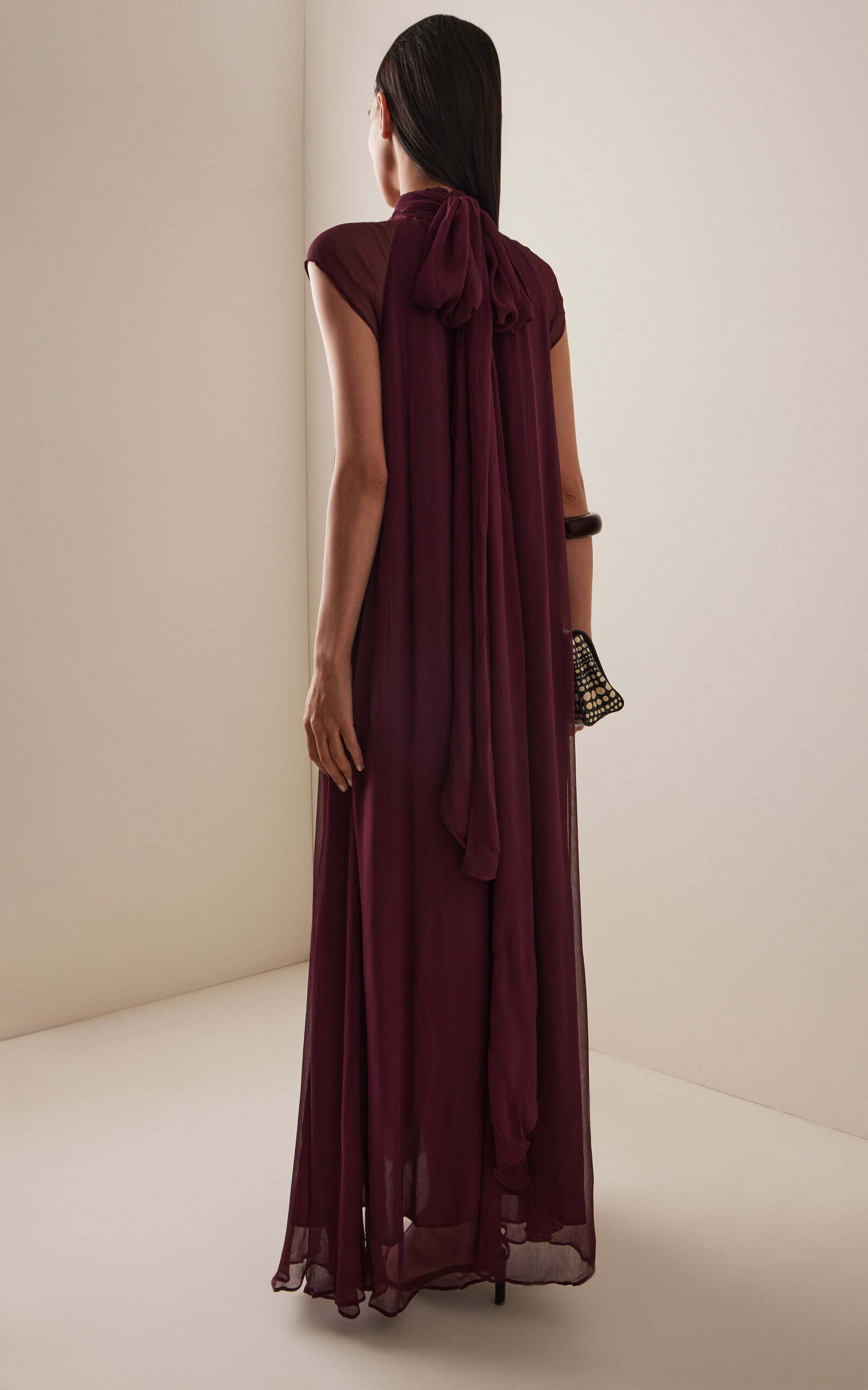 Camilla Maxi Dress burgundy - 4