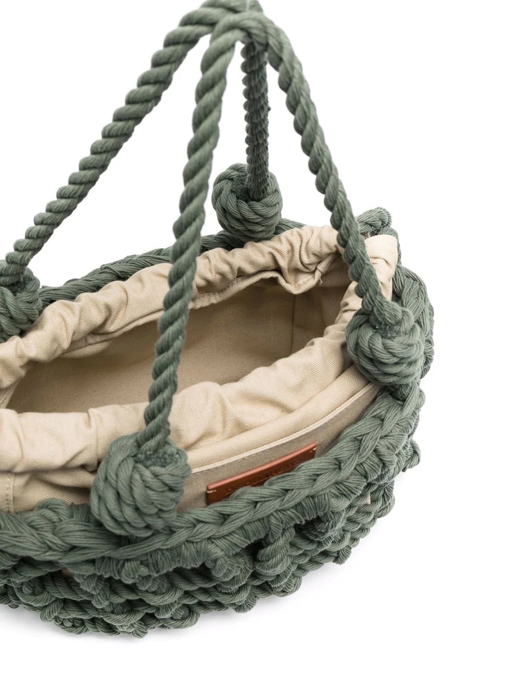 rope-knit tote bag - 5