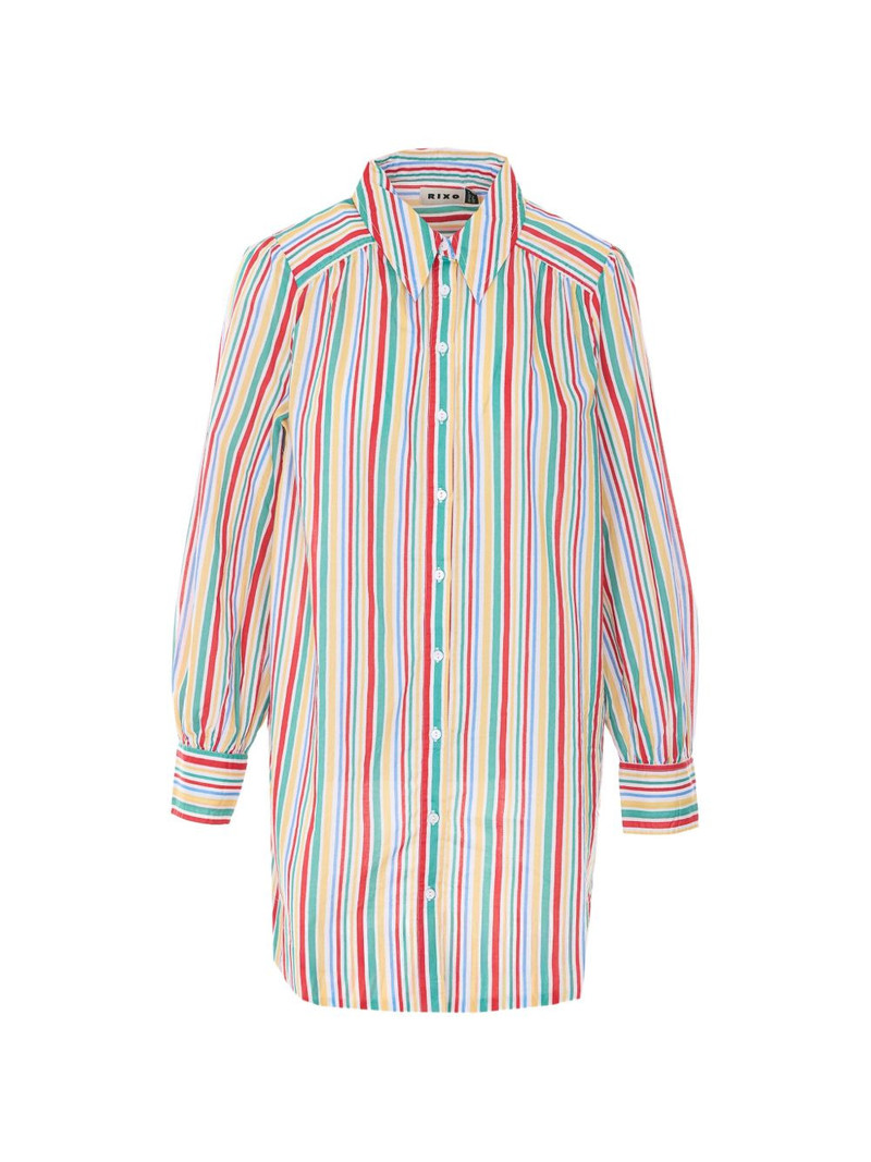 Ashlyinn striped long-sleeve shirt 1