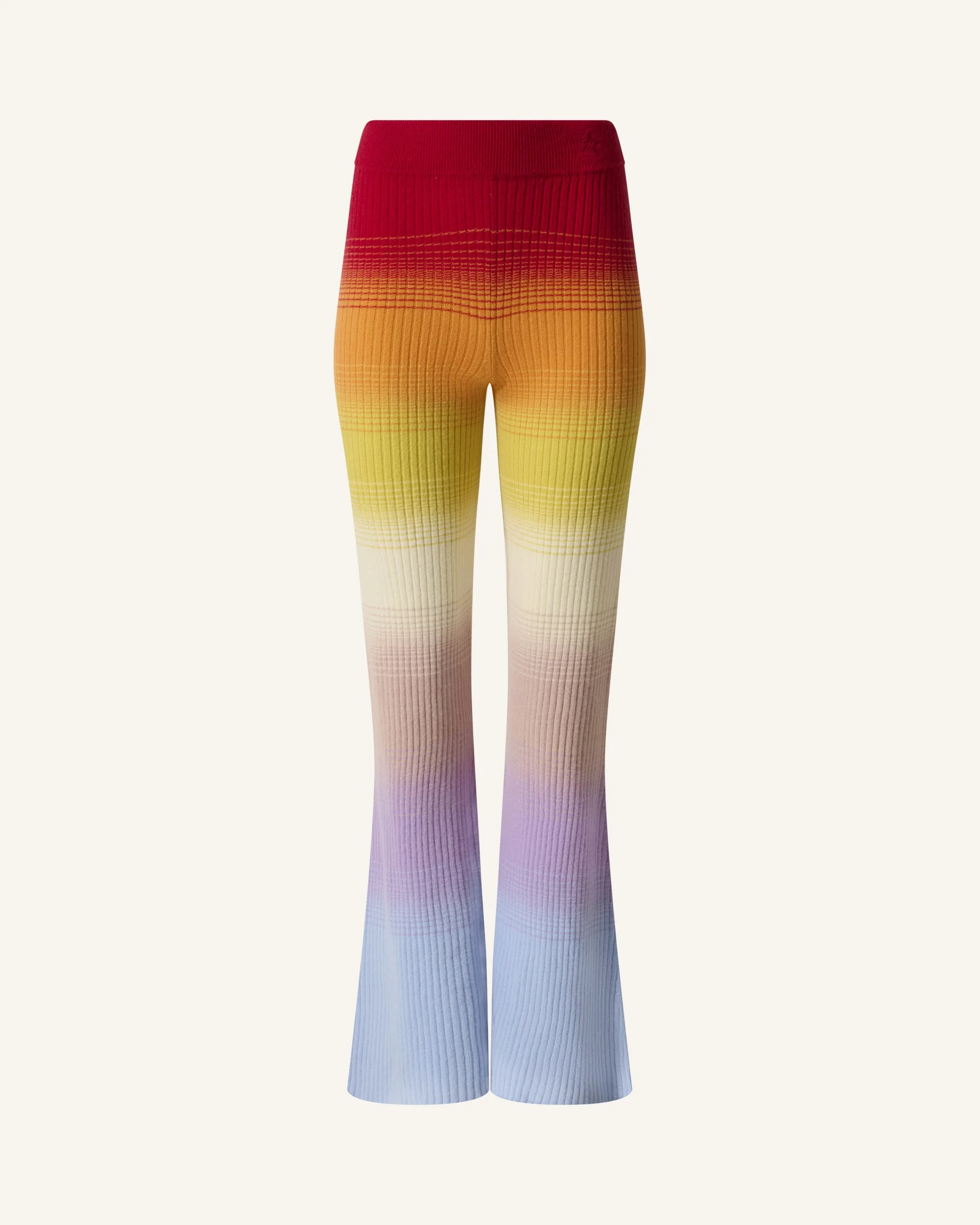 Wool Rainbow Knit Pant - 1