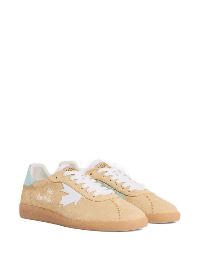 DSQUARED2 Rebels leaf appliqué trainers outlook