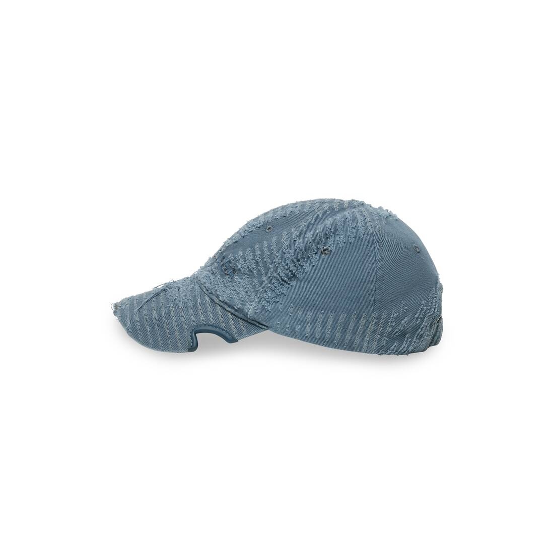 Laser Destroyed Cap in Faded Blue - 4