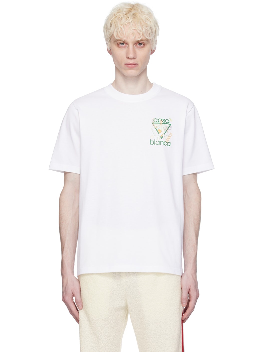 SSENSE Exclusive White 'Le Jeu' T-Shirt - 1