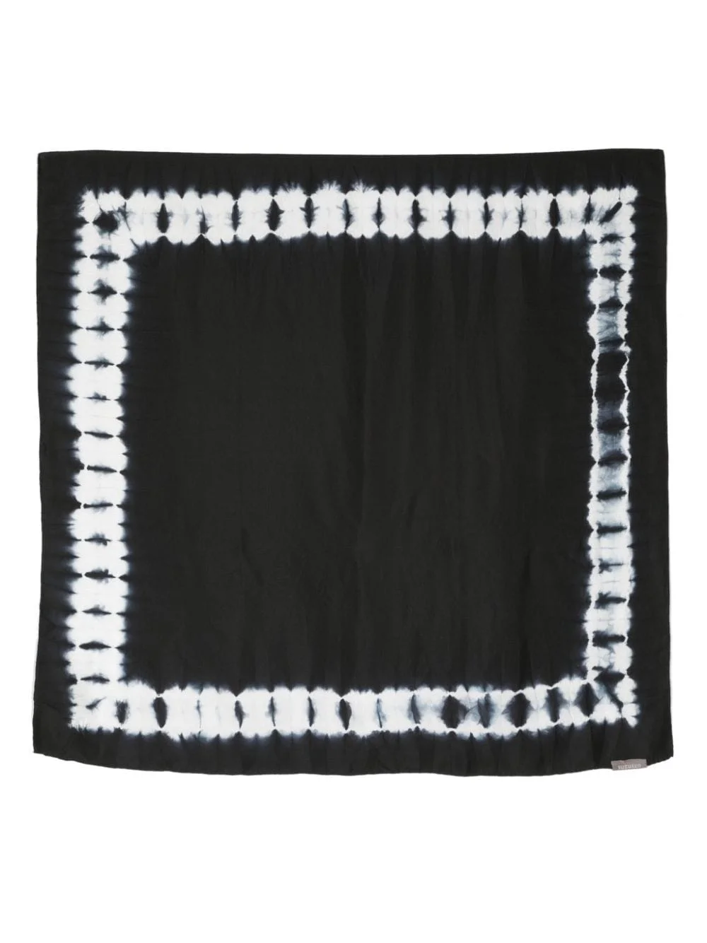 abstract-print silk scarf - 1