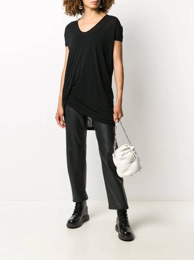 Rick Owens short sleeve draped T-shirt outlook