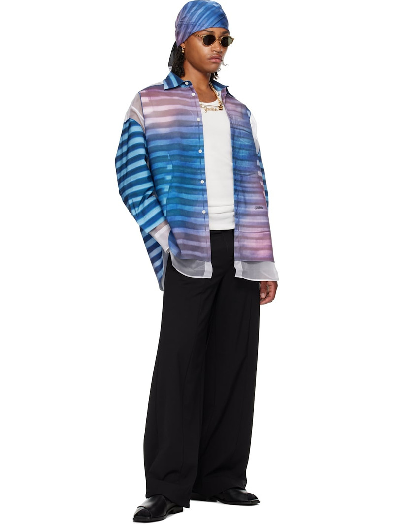 Jean Paul Gaultier Blue 'The Petit-Grand Air' Shirt outlook