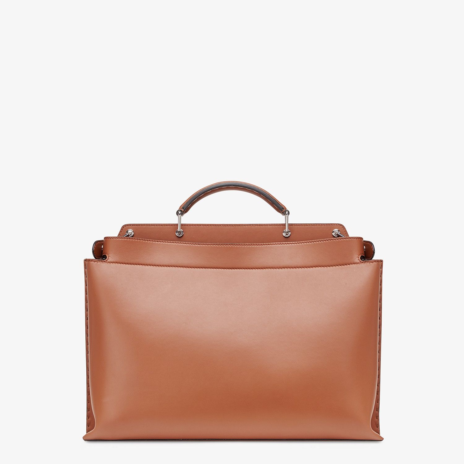 Brown leather bag 3