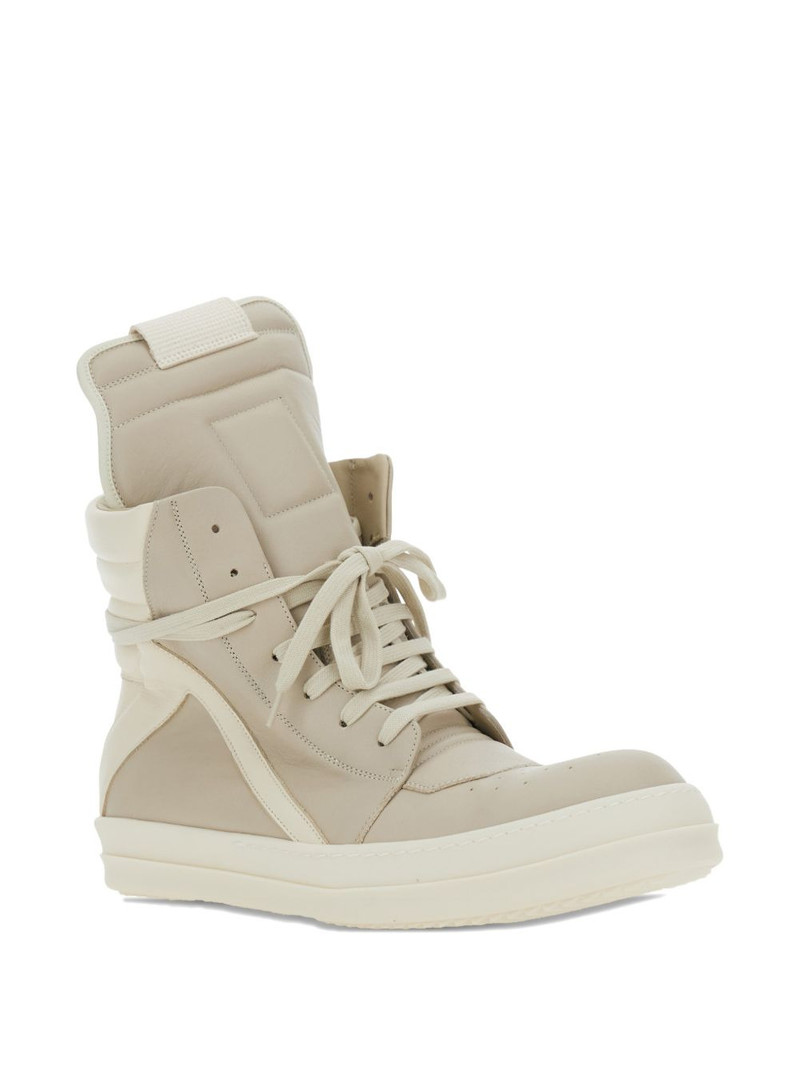 Rick Owens lace-up zip sneakers outlook
