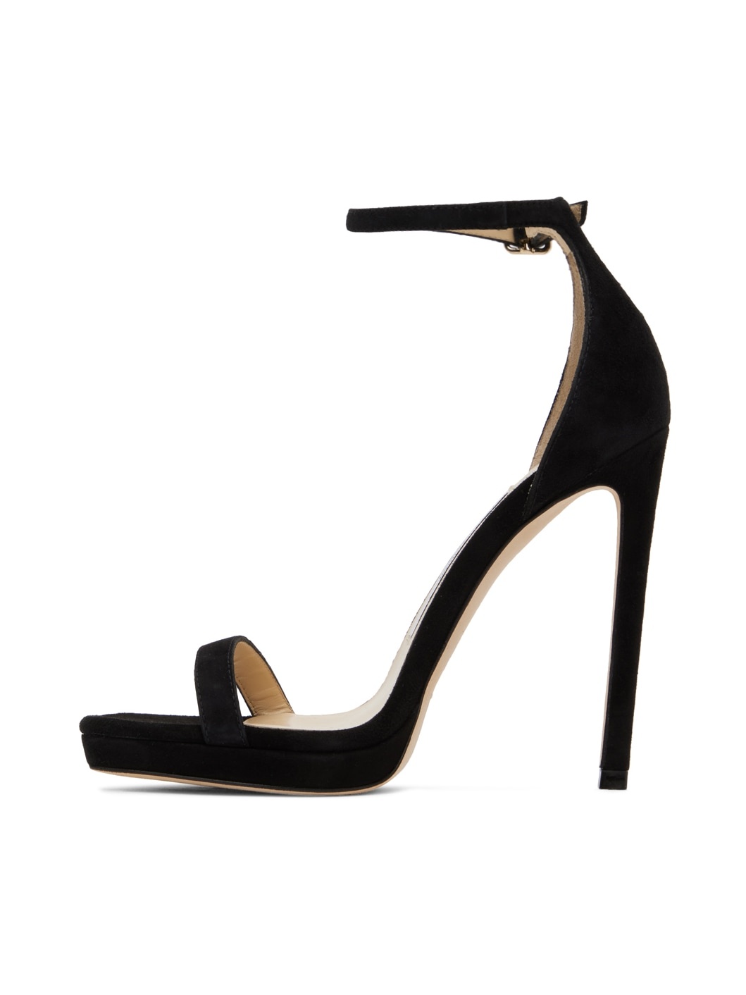 Black Alva 120 Heeled Sandals - 3