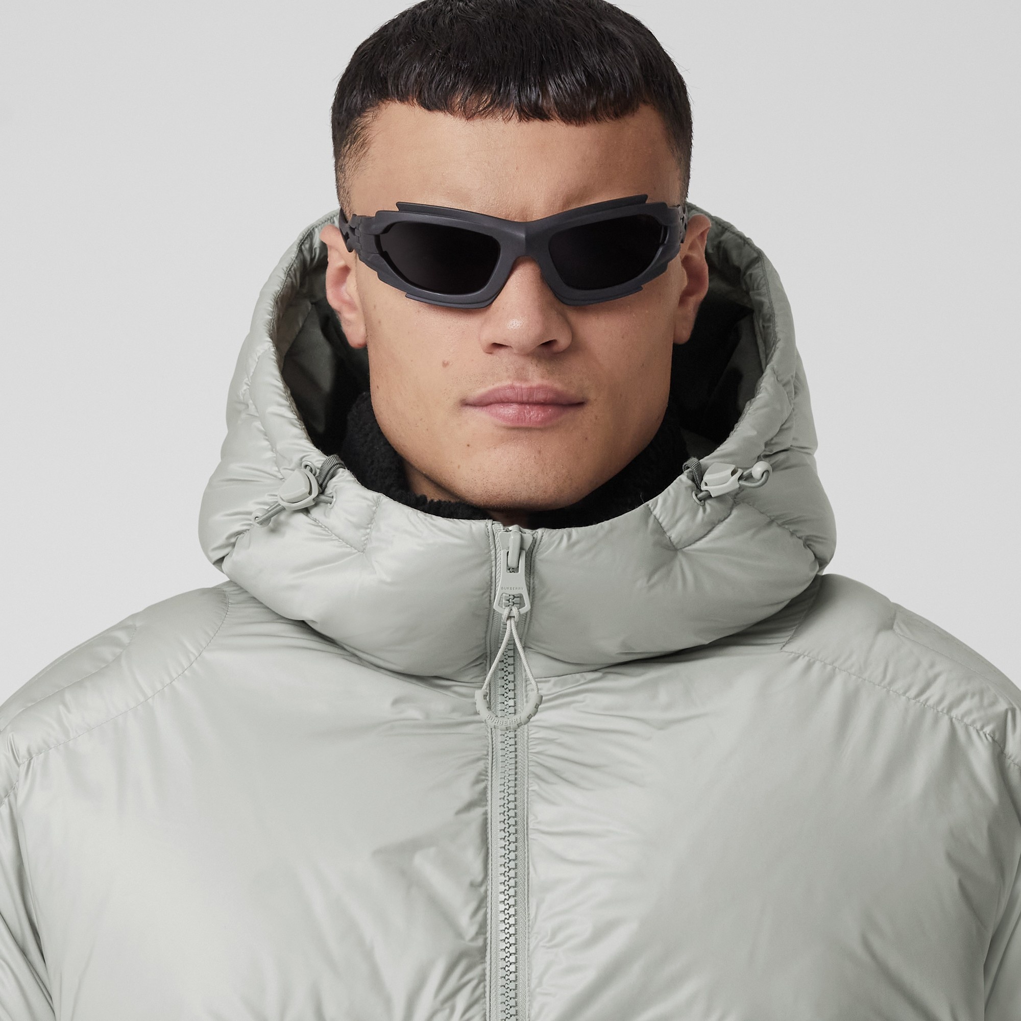 Logo Quilted Nylon Puffer Jacket - 5