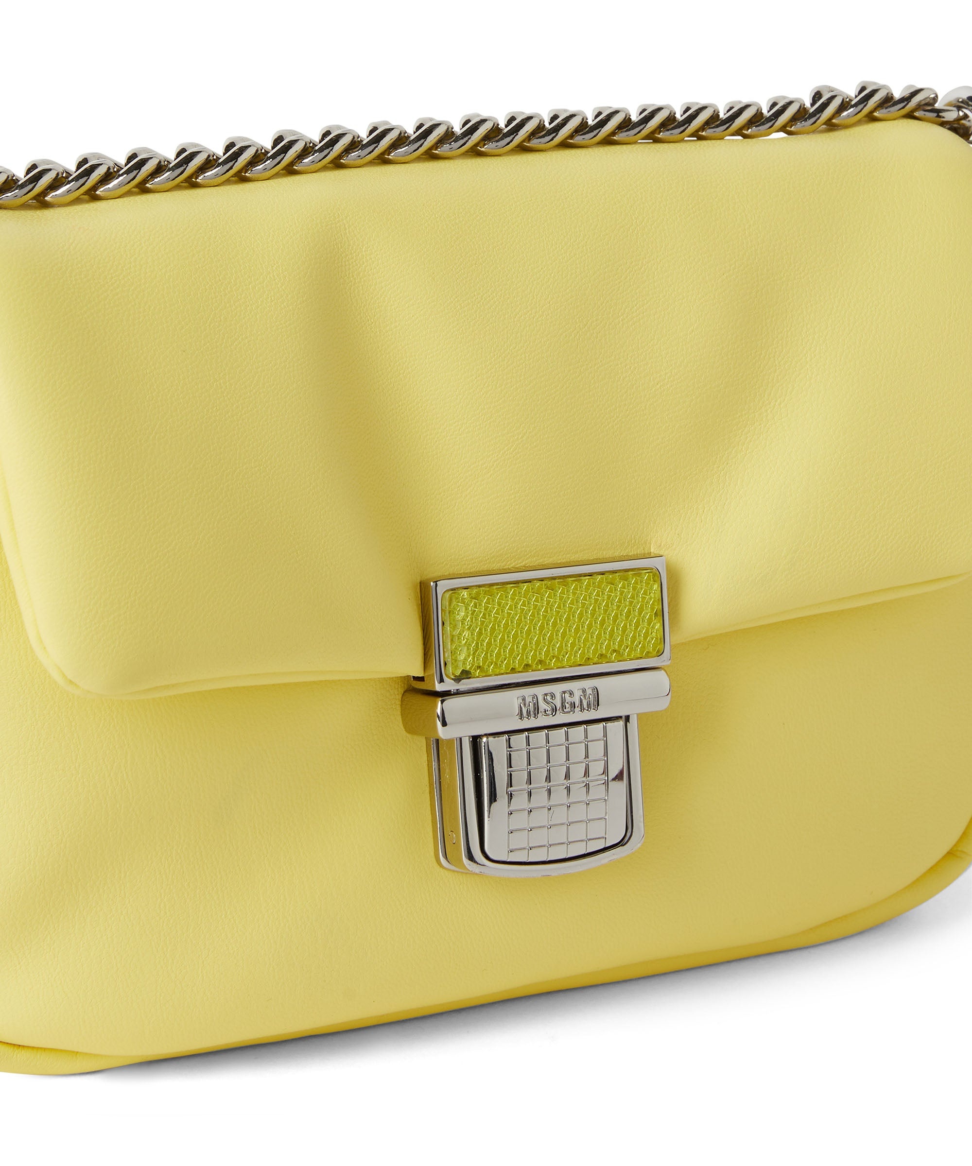 Puffer handbag with snap - 4