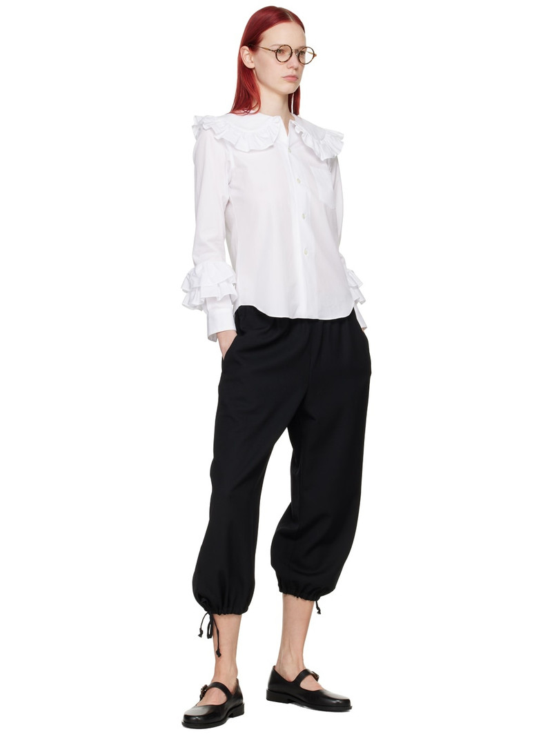 Comme des Garçons GIRL Black Drawstring Lounge Pants outlook
