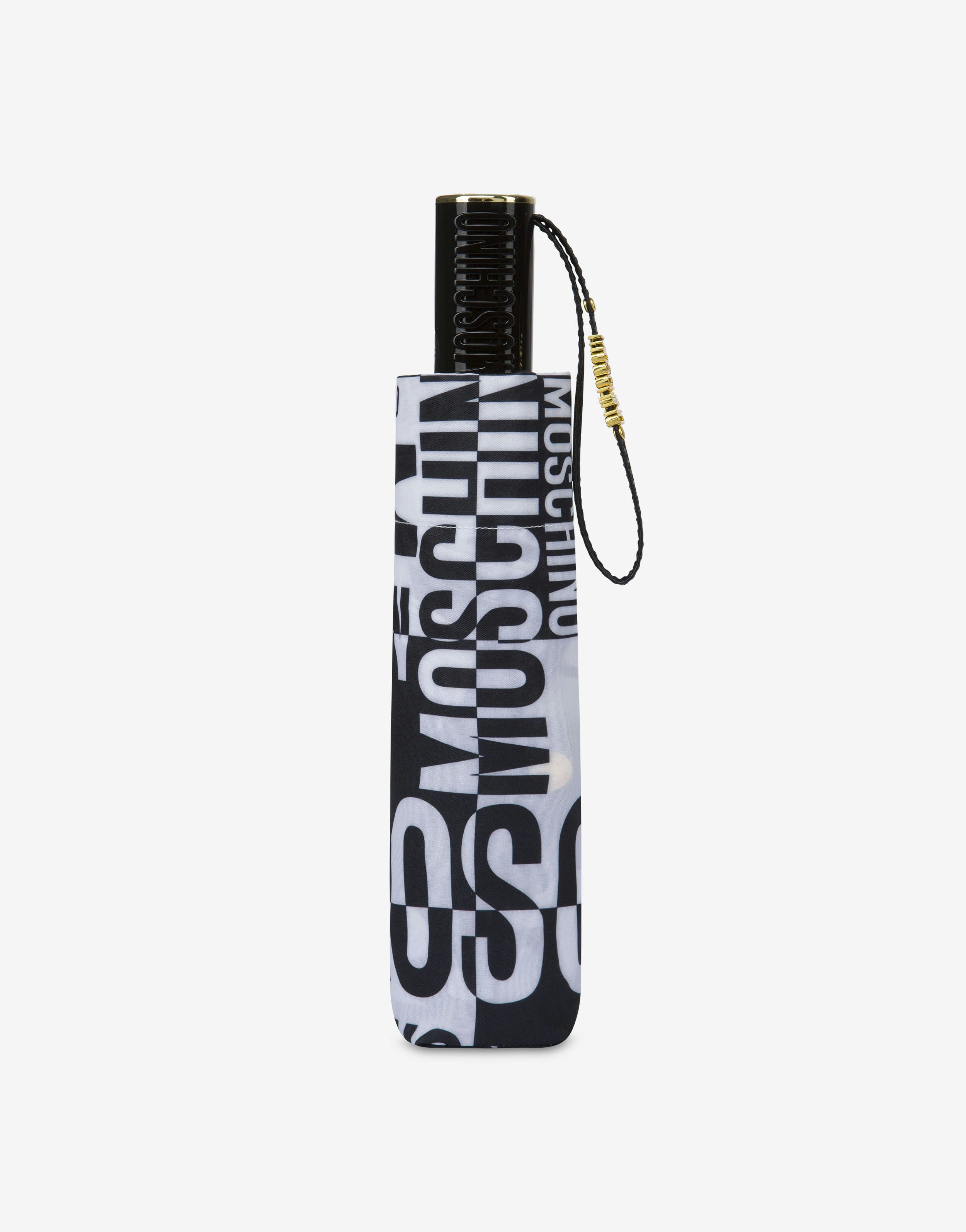 OPENCLOSE BLACK & WHITE LOGO UMBRELLA - 3