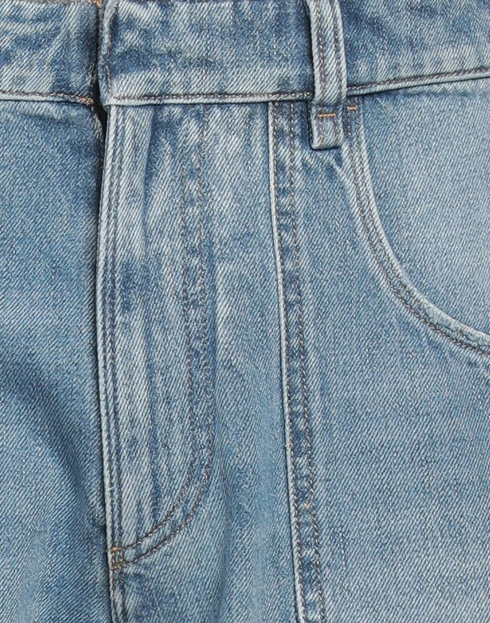 Blue Men's Denim Shorts - 4