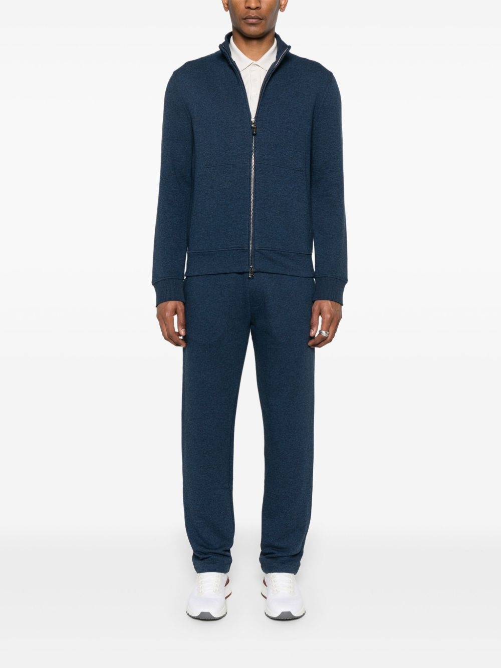 mélange-effect track pants - 2