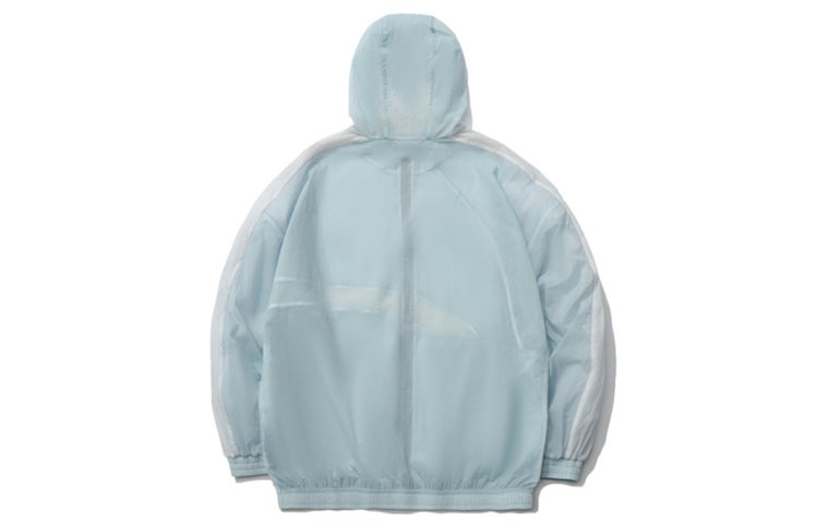 Li-Ning Logo Sports Windbreaker 'Light Blue' AFDR153-1 - 2