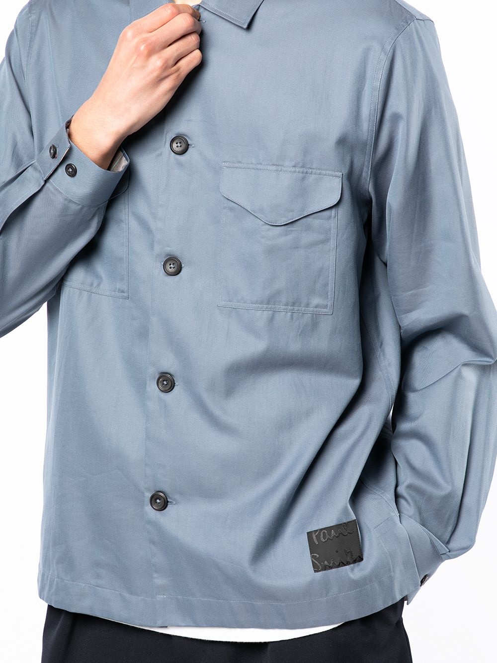 chest flap pocket shirt - 5