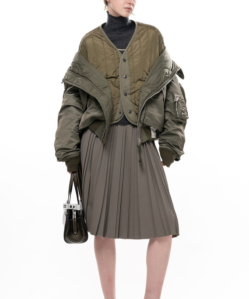 Shifted Layer Flight Jacket 12