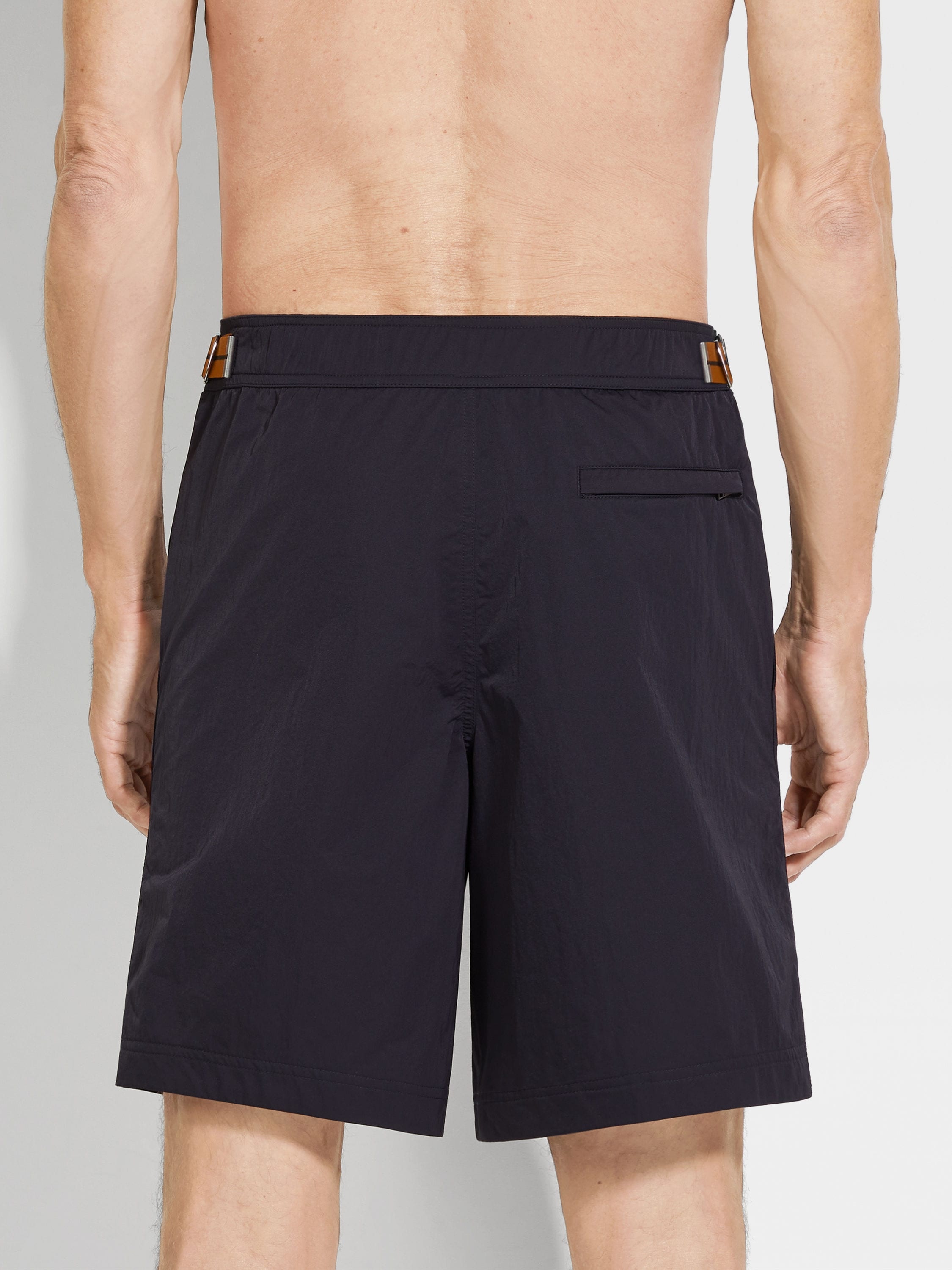 ZEGNA 232 ROAD BRAND MARK SWIM TRUNKS - 3