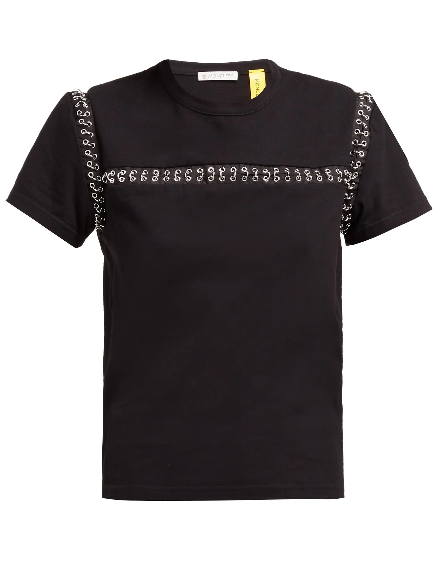 Chain seams cotton T-shirt - 1