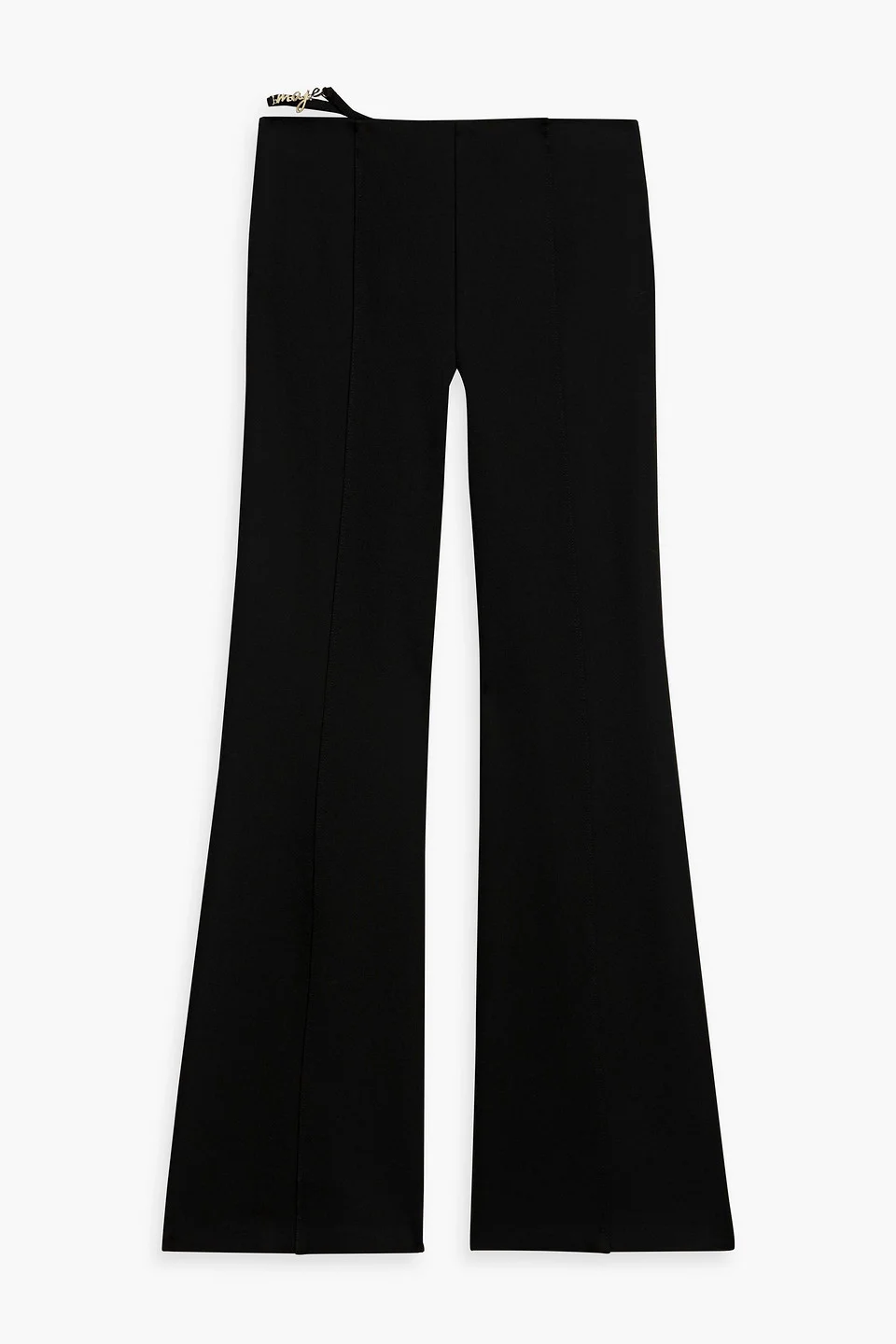 Embellished twill flared pants - 1