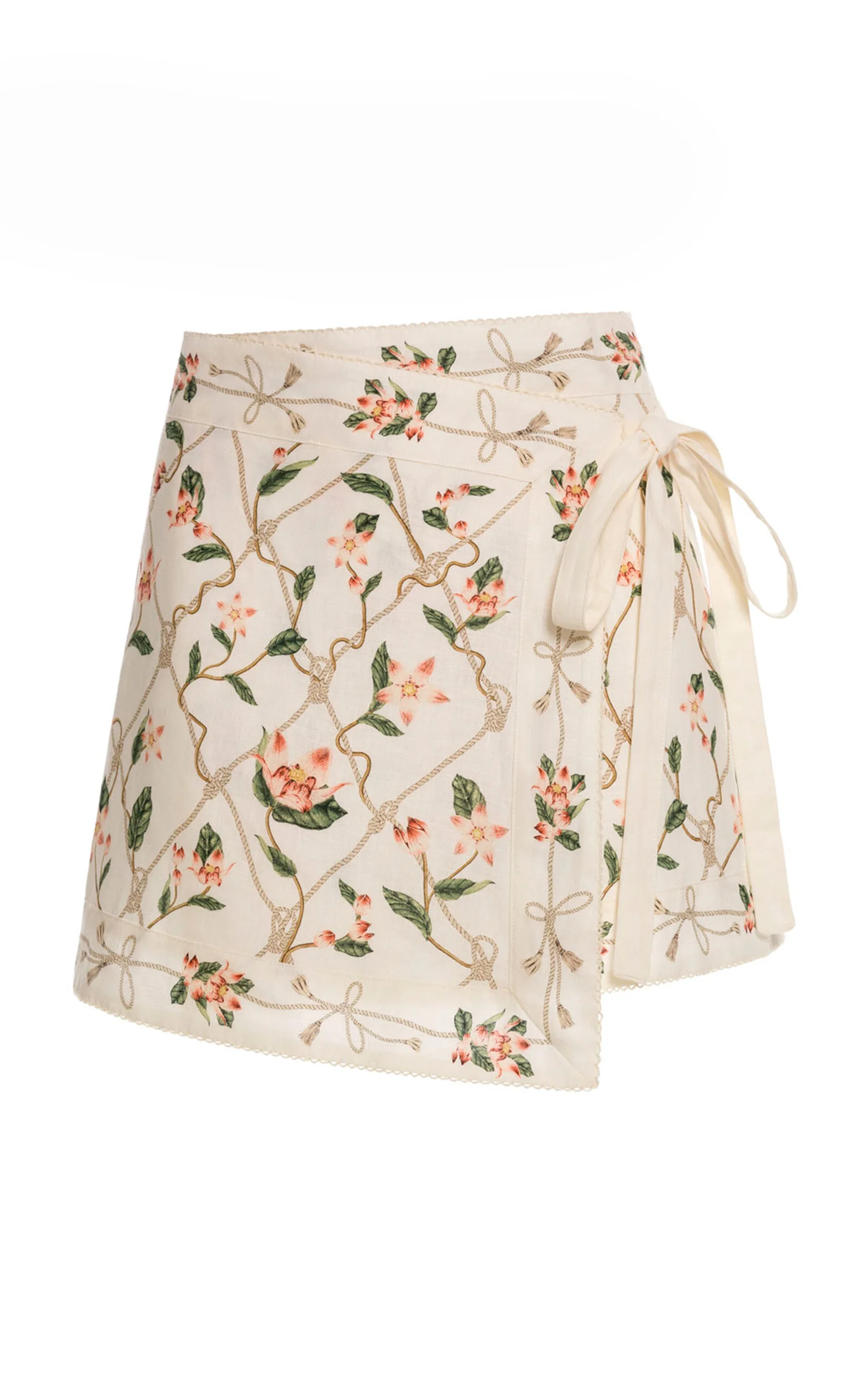 Luna Navegante Linen Skirt ivory - 1