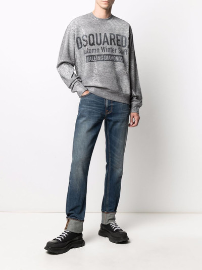 DSQUARED2 Falling Diamonds sweatshirt outlook