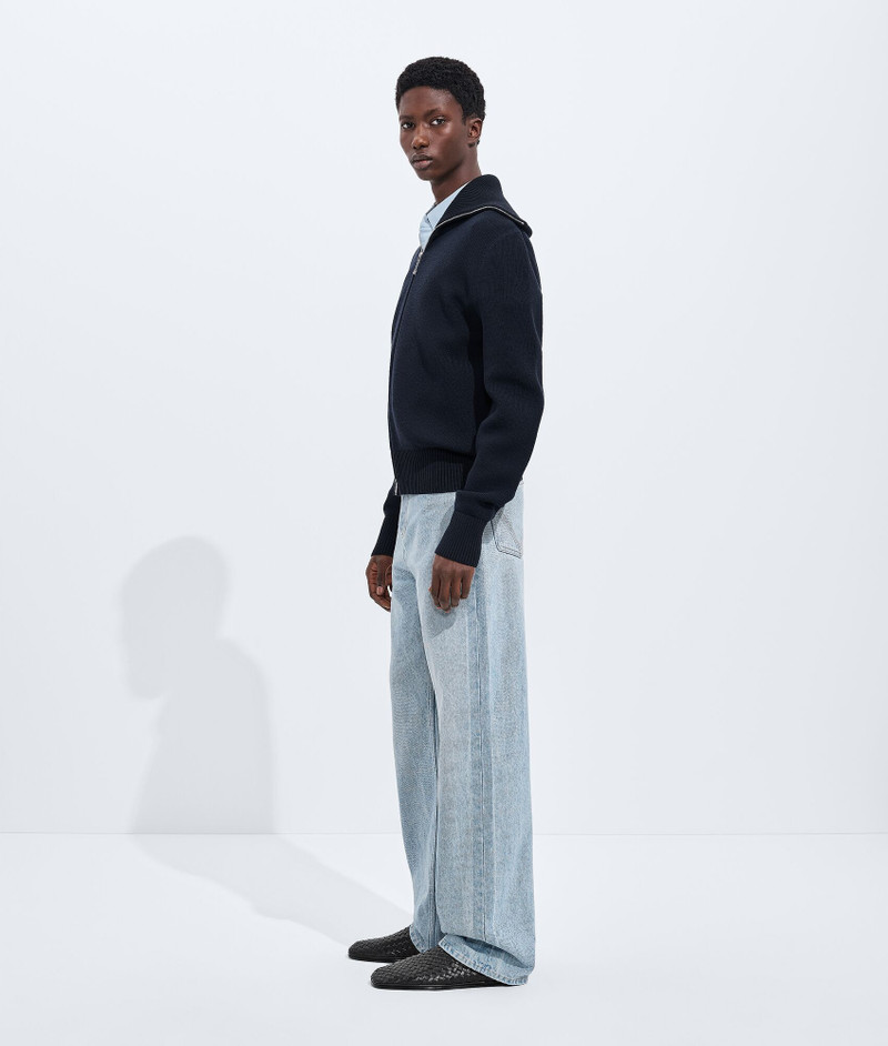 Bottega Veneta Sky Bleached Wide Leg Jeans outlook