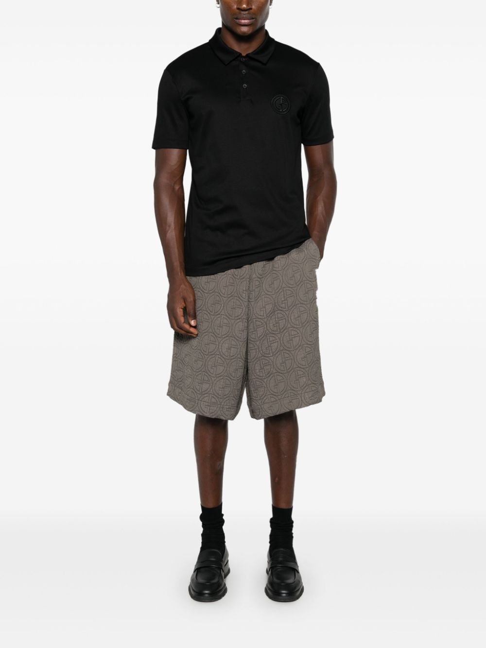 Interlock-logo polo shirt - 2