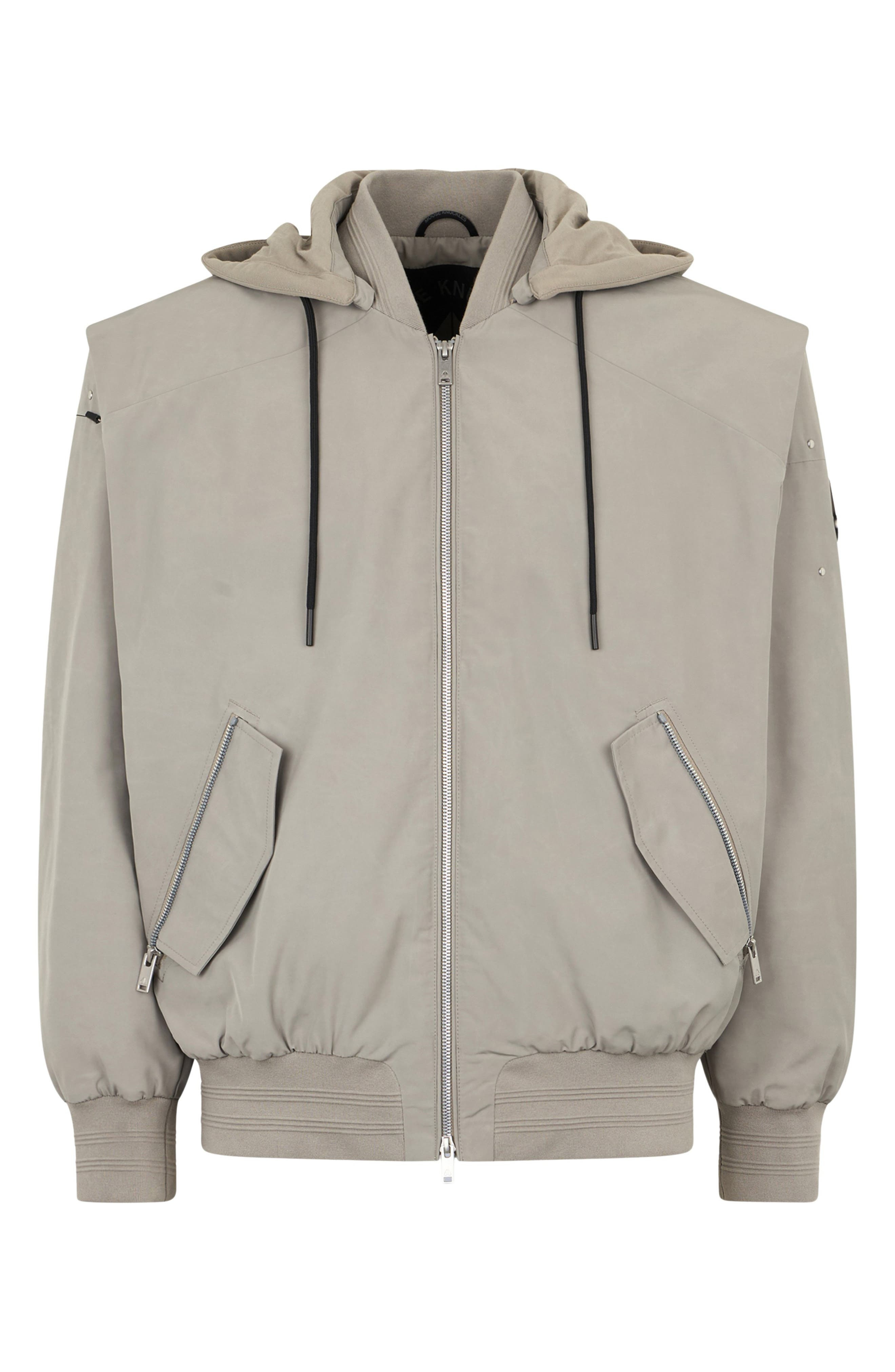 Moose Knuckles Drummond Water Repellent Bomber Jacket in Dusk at Nordstrom - 4