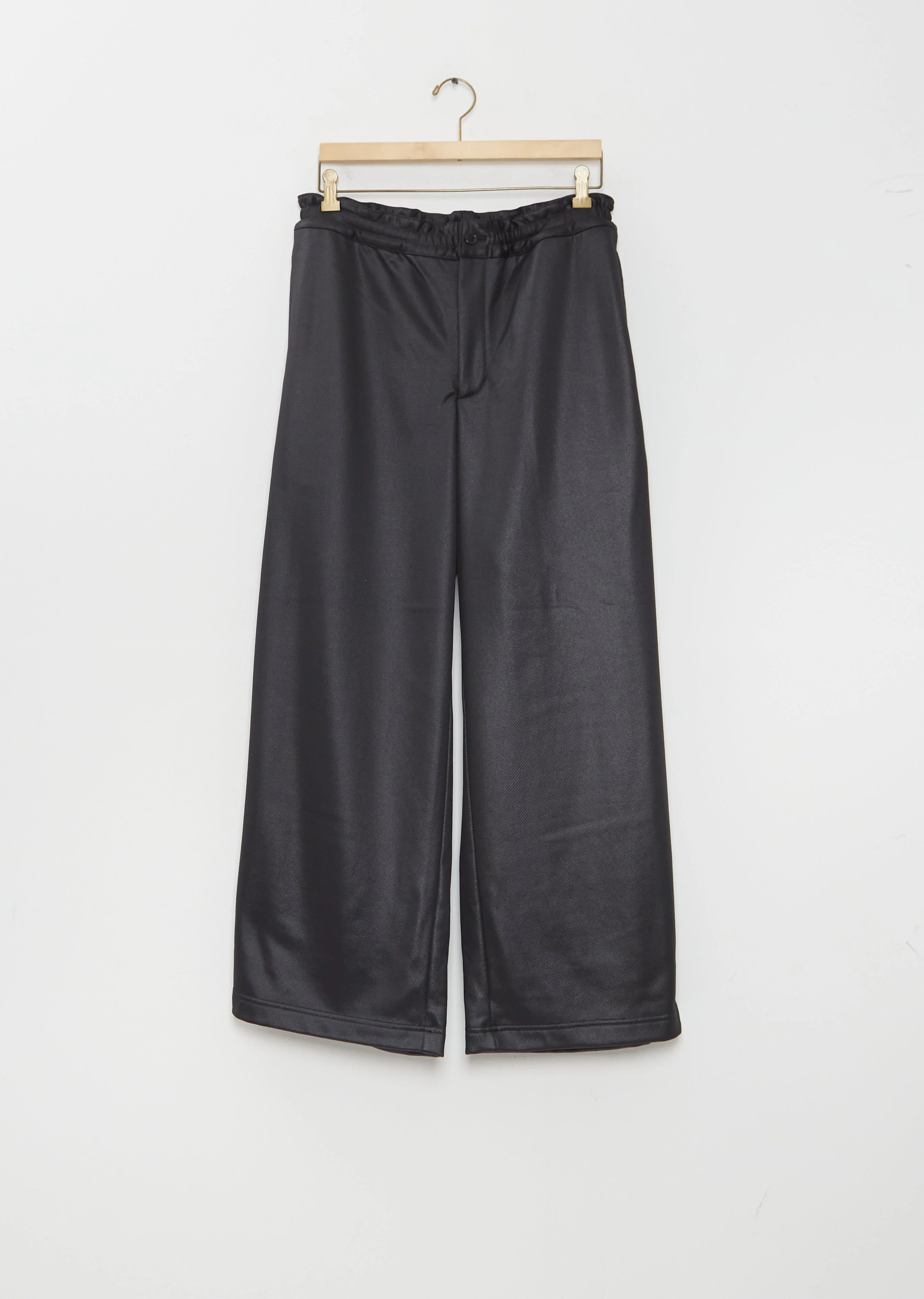 Backpile Gloss Finish Drawstring Trouser - 1