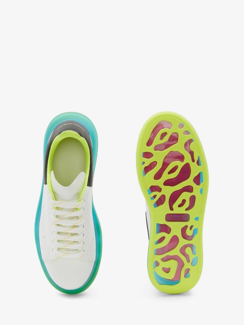 Oversized Sneaker in White/multicolor - 4