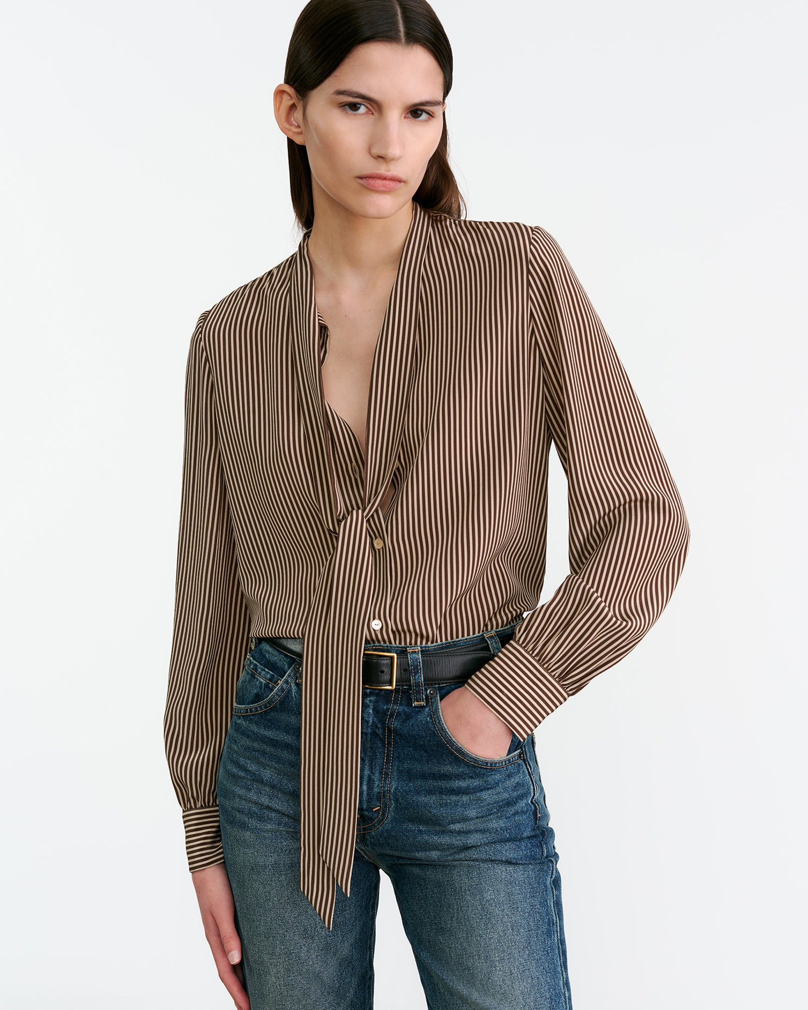 IRINA SILK BLOUSE - 2
