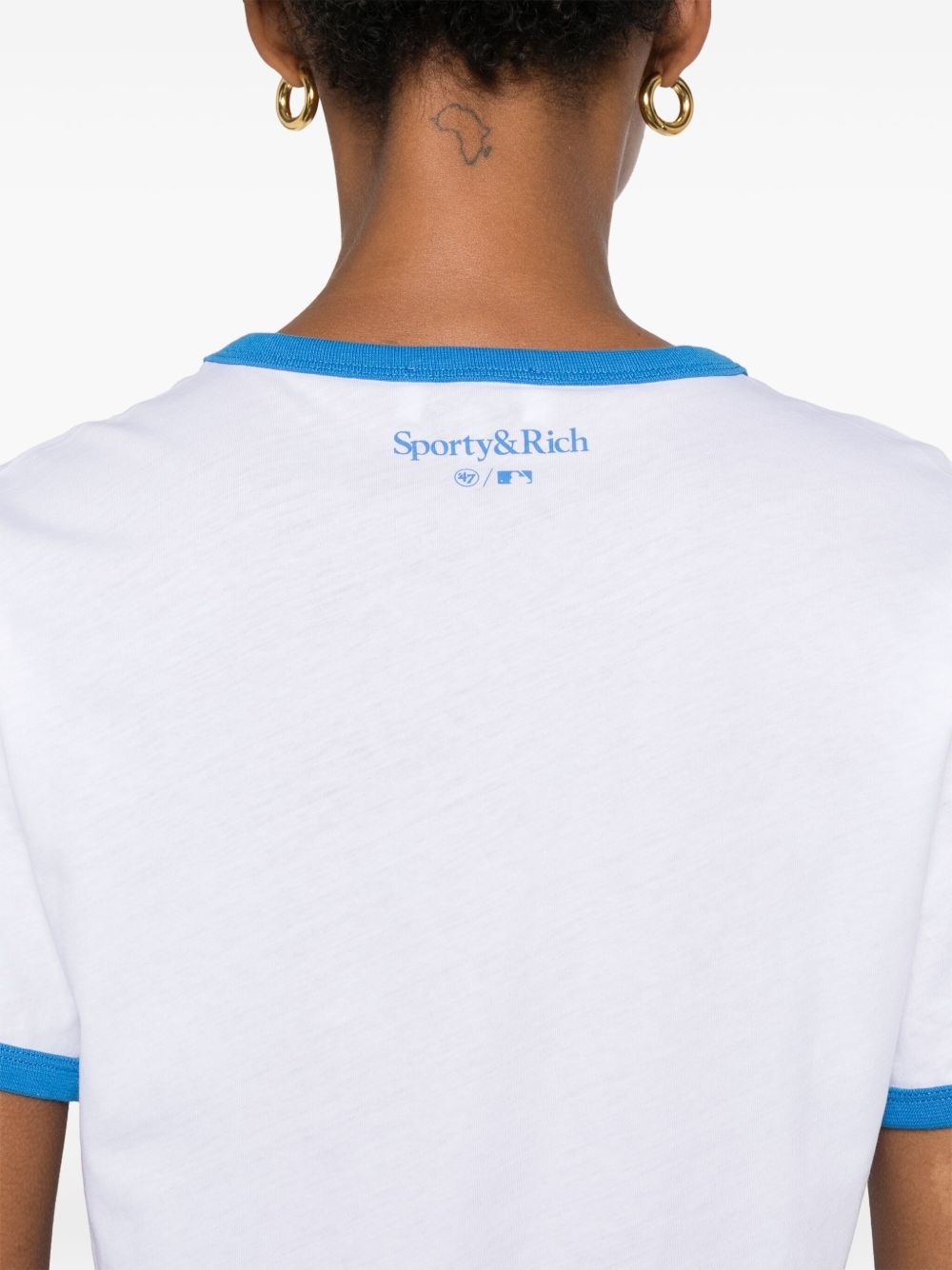x The LA Dodgers Serif Ringer T-shirt - 5