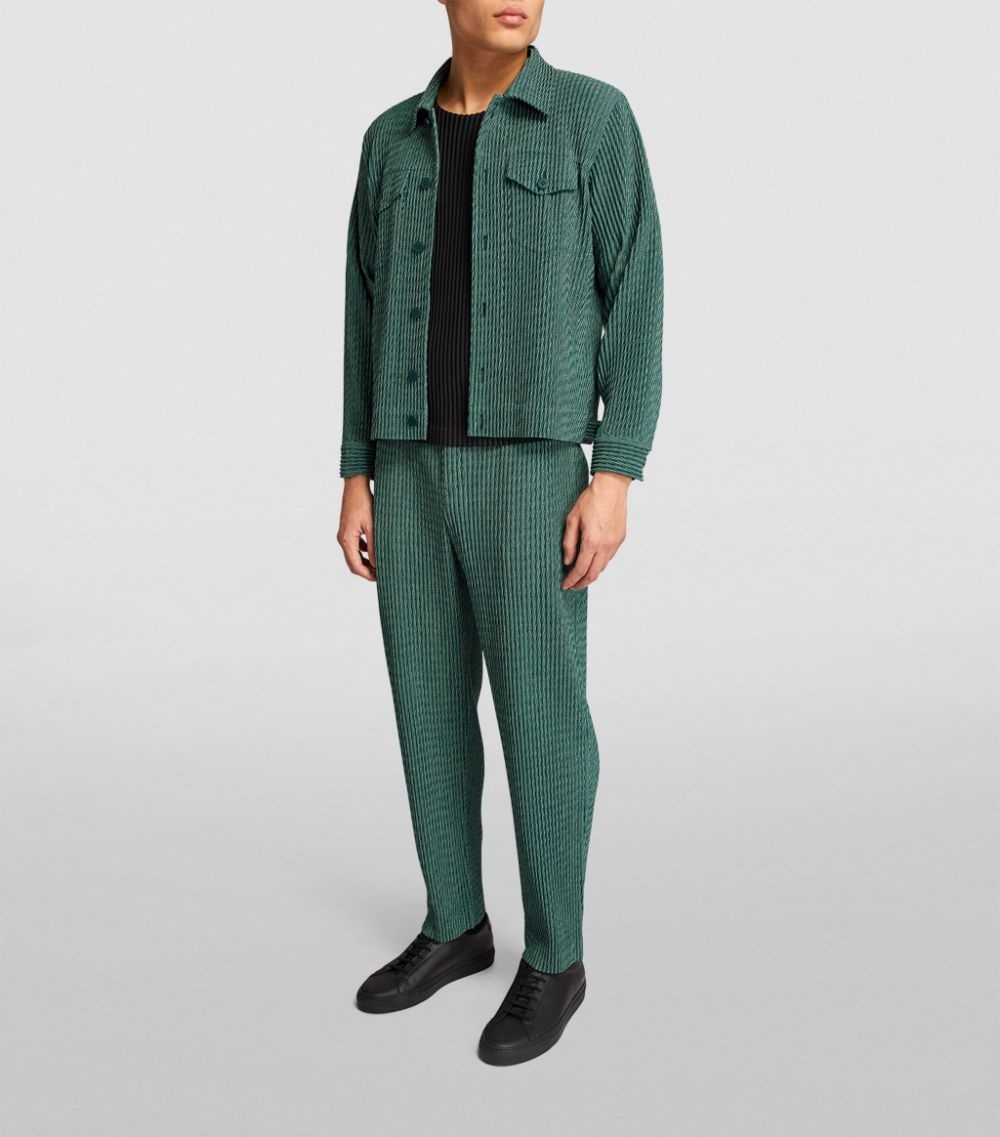 Zipper Chain Pleated Trousers - 2