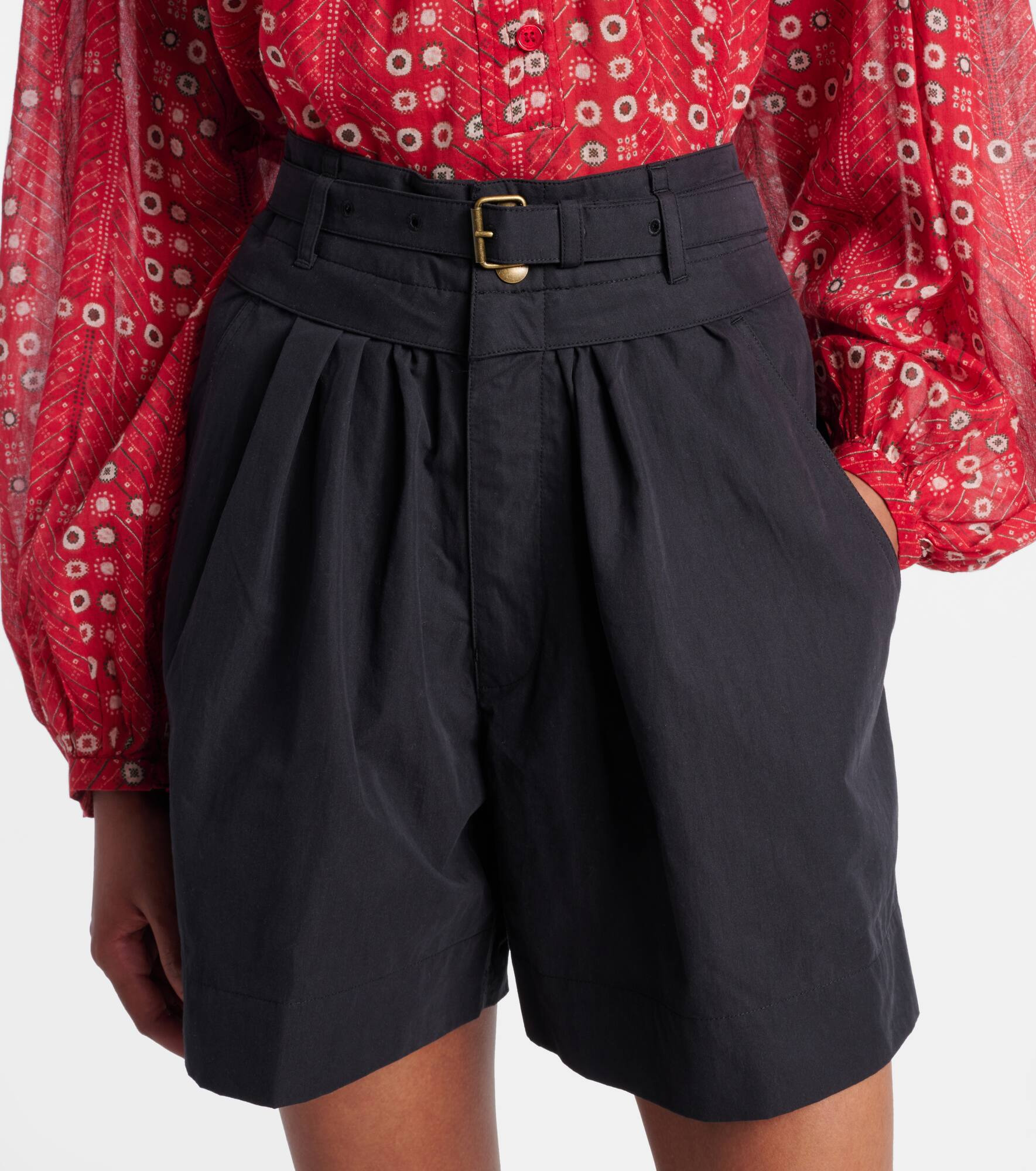 Danica cotton-blend Bermuda shorts - 4