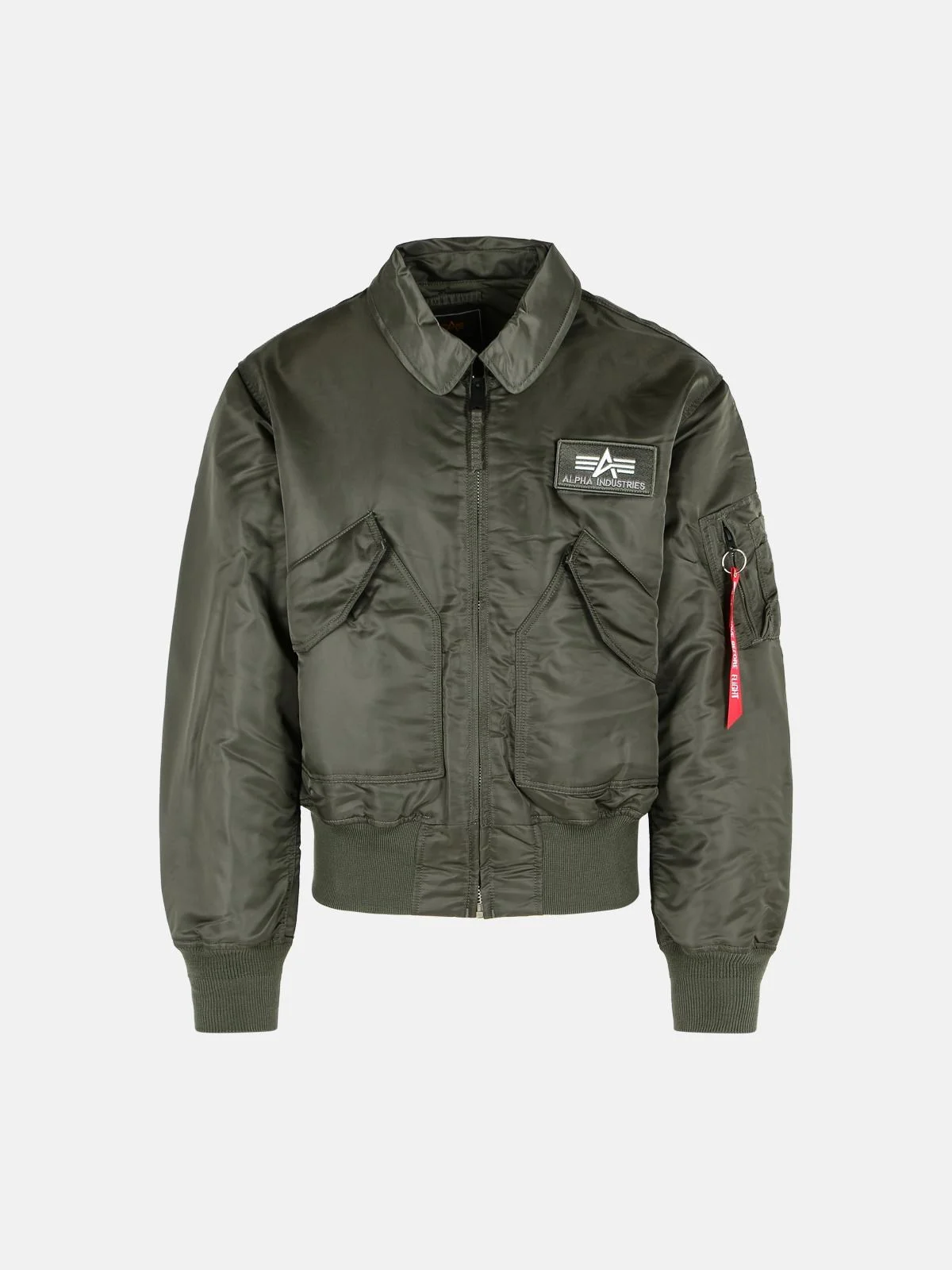 'CWU-45 HERITAGE' 'REP.GREY' NYLON BOMBER JACKET - 1